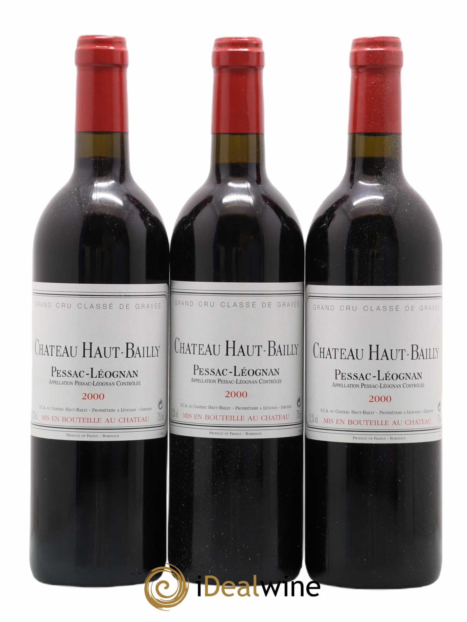 Château Haut-Bailly Cru Classé de Graves 2000 - Lot de 12 bouteilles - 2