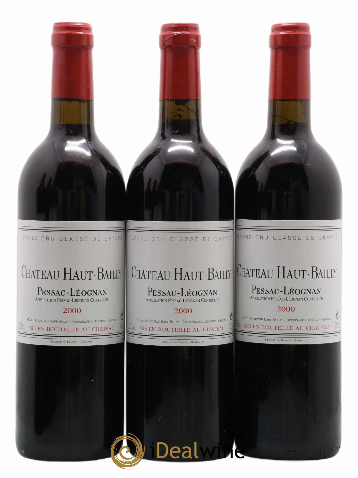 Château Haut-Bailly Cru Classé de Graves 2000 - Lot de 12 bouteilles - 3