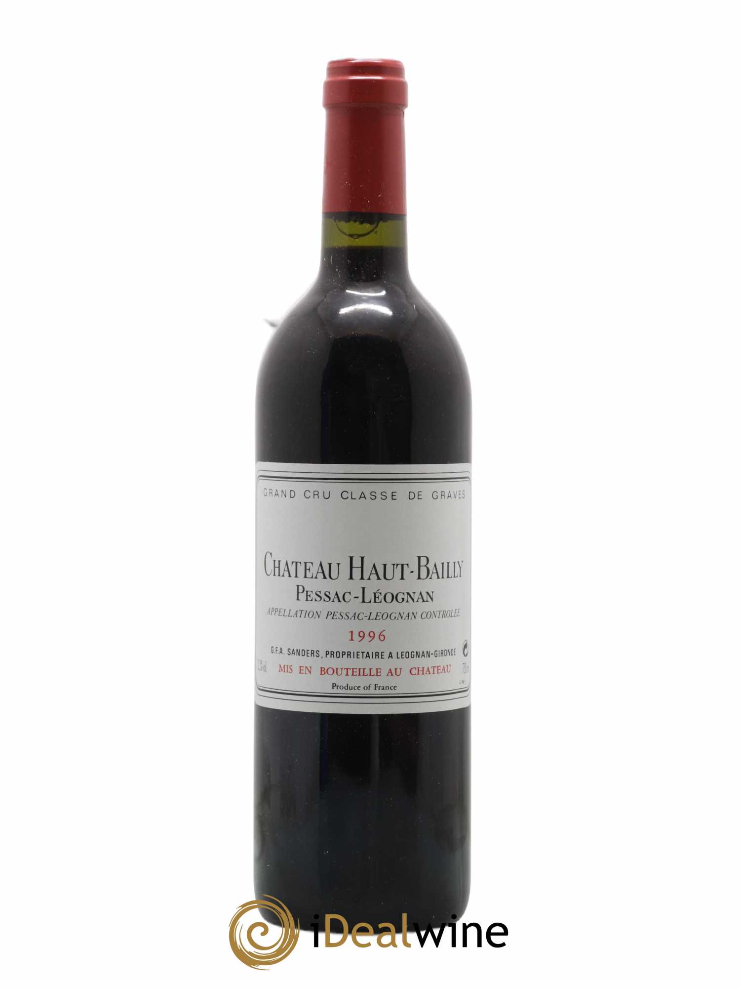 Château Haut-Bailly Cru Classé de Graves 1996 - Lot de 1 bouteille - 0