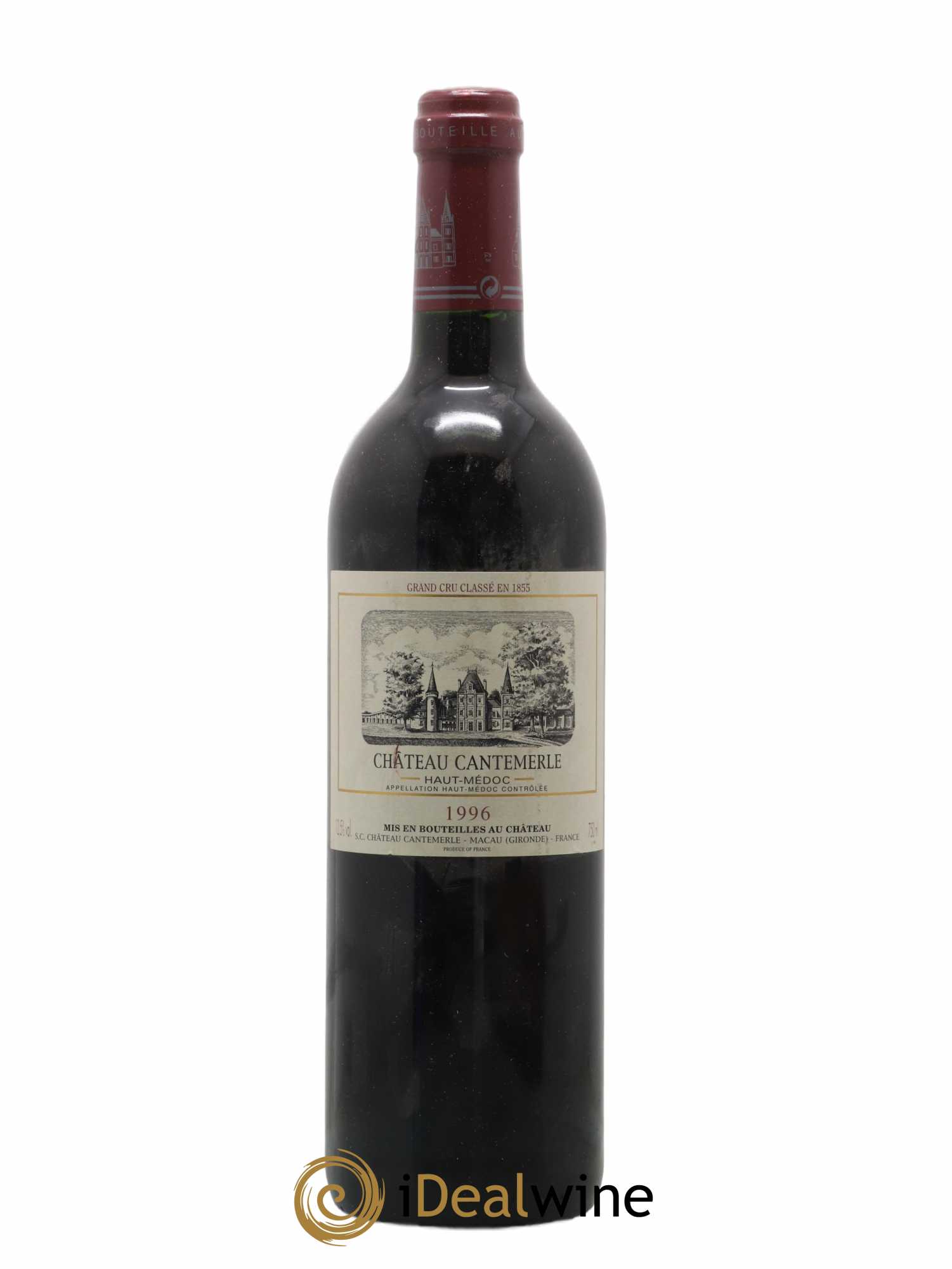 Château Cantemerle 5ème Grand Cru Classé 1996 - Lot de 1 bouteille - 0