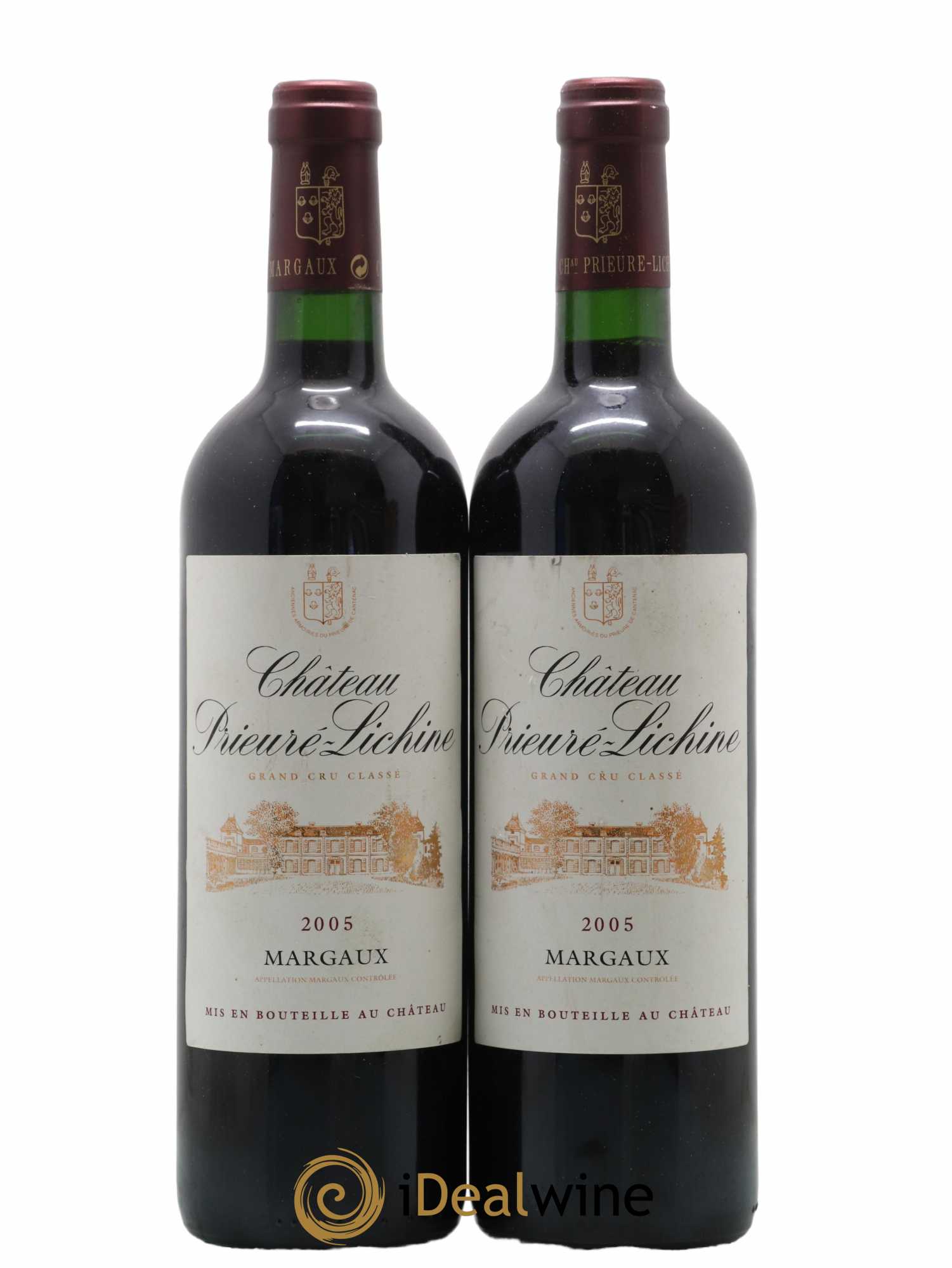 Château Prieuré Lichine 4ème Grand Cru Classé 2005 - Lot de 2 bouteilles - 0