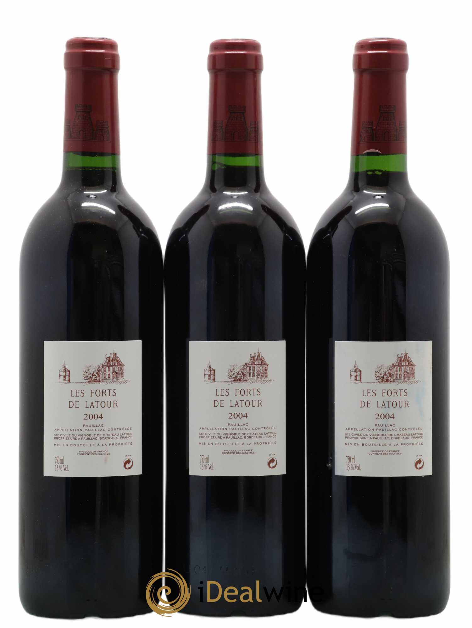 Les Forts de Latour Second Vin 2004 - Lot de 3 bouteilles - 1