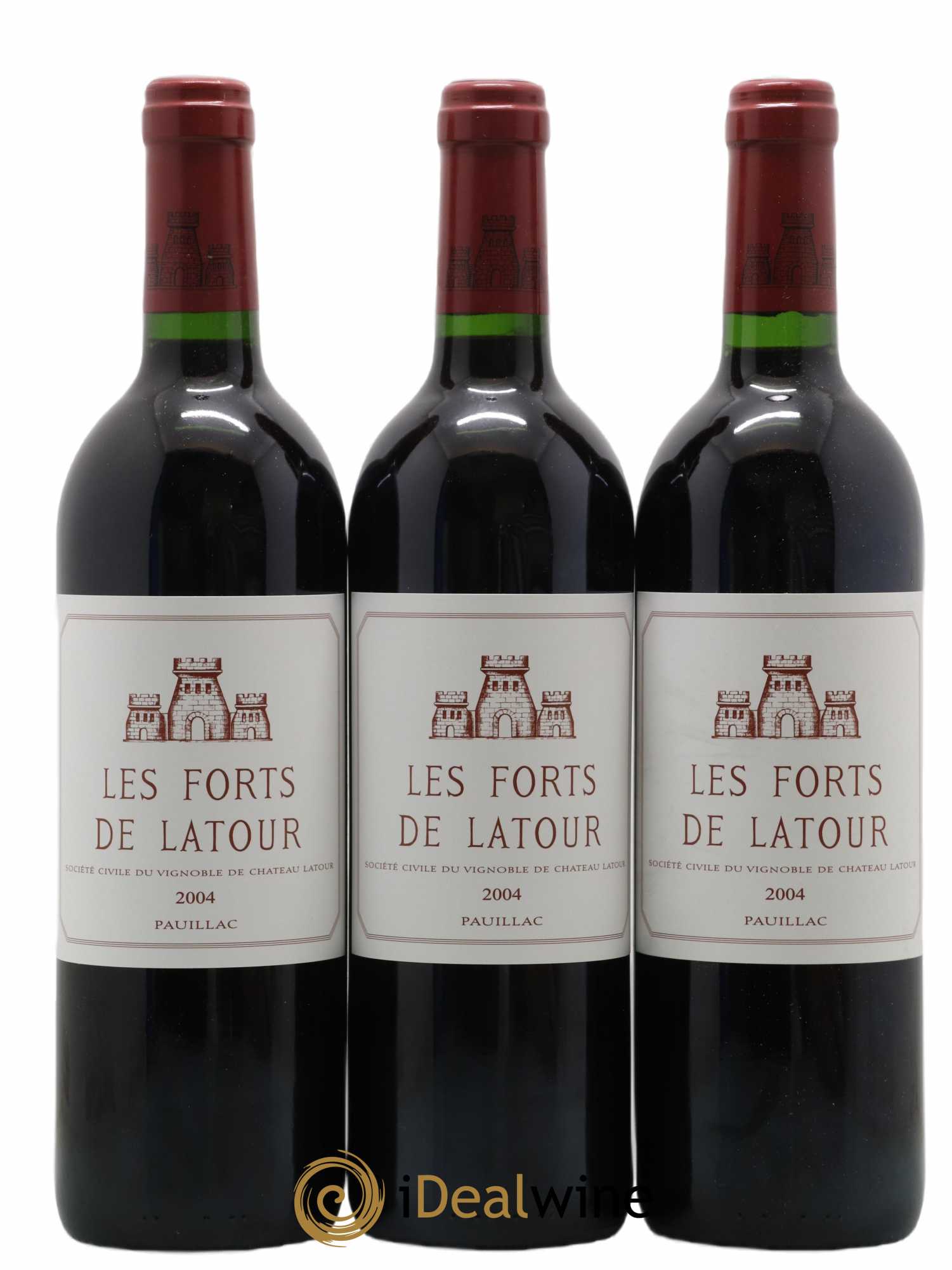 Les Forts de Latour Second Vin 2004 - Lot de 3 bouteilles - 0