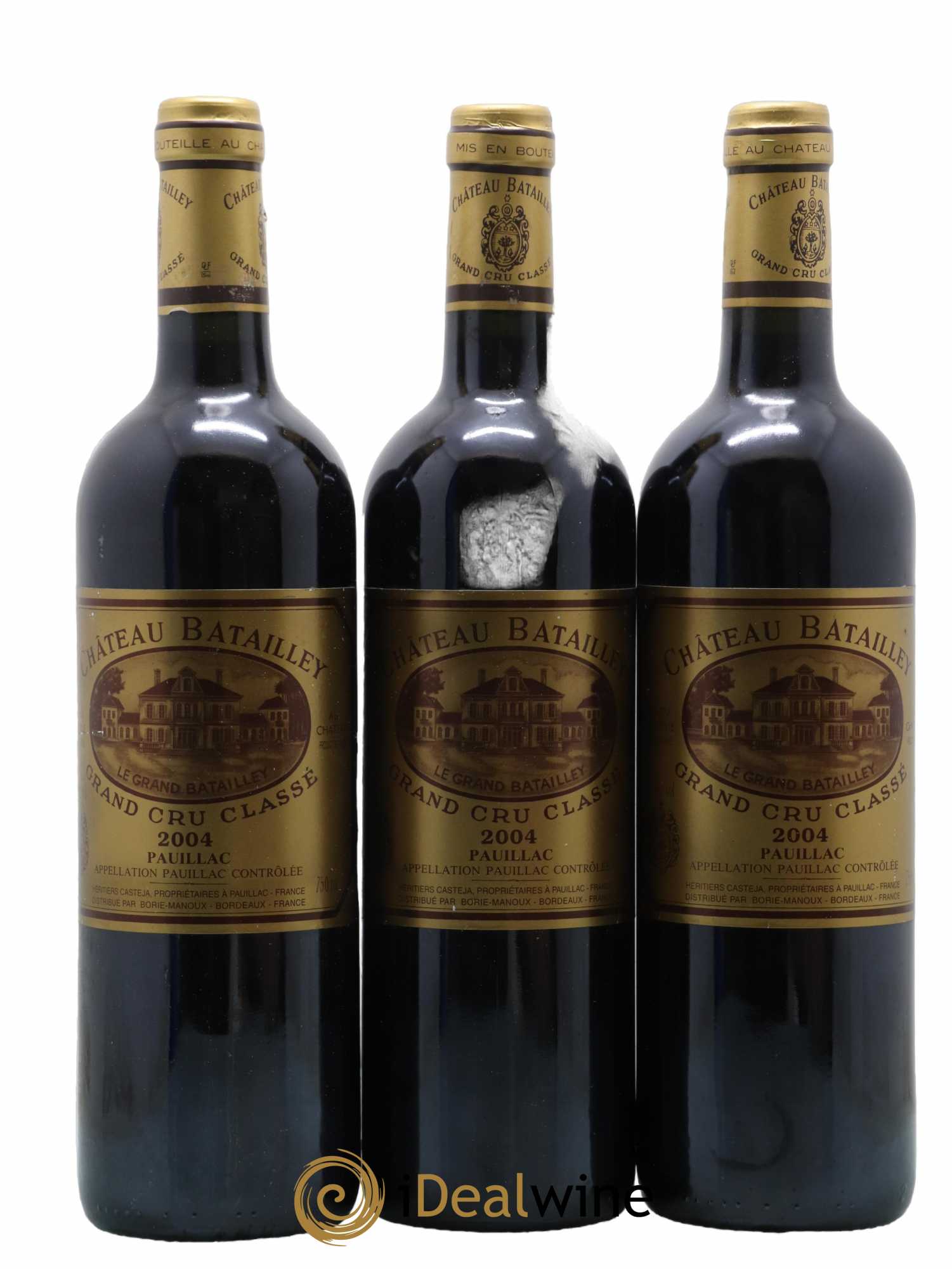 Château Batailley 5ème Grand Cru Classé 2004 - Lot de 3 bouteilles - 0