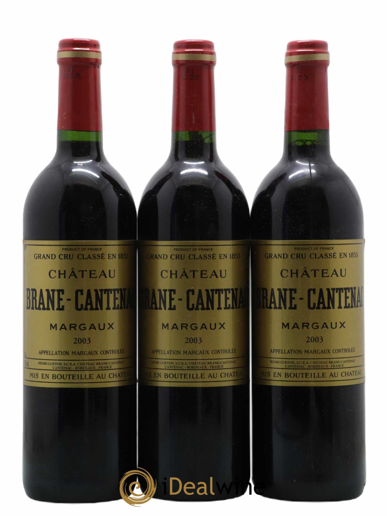 Château Brane Cantenac 2ème Grand Cru Classé 2003 - Lot de 12 bouteilles - 3