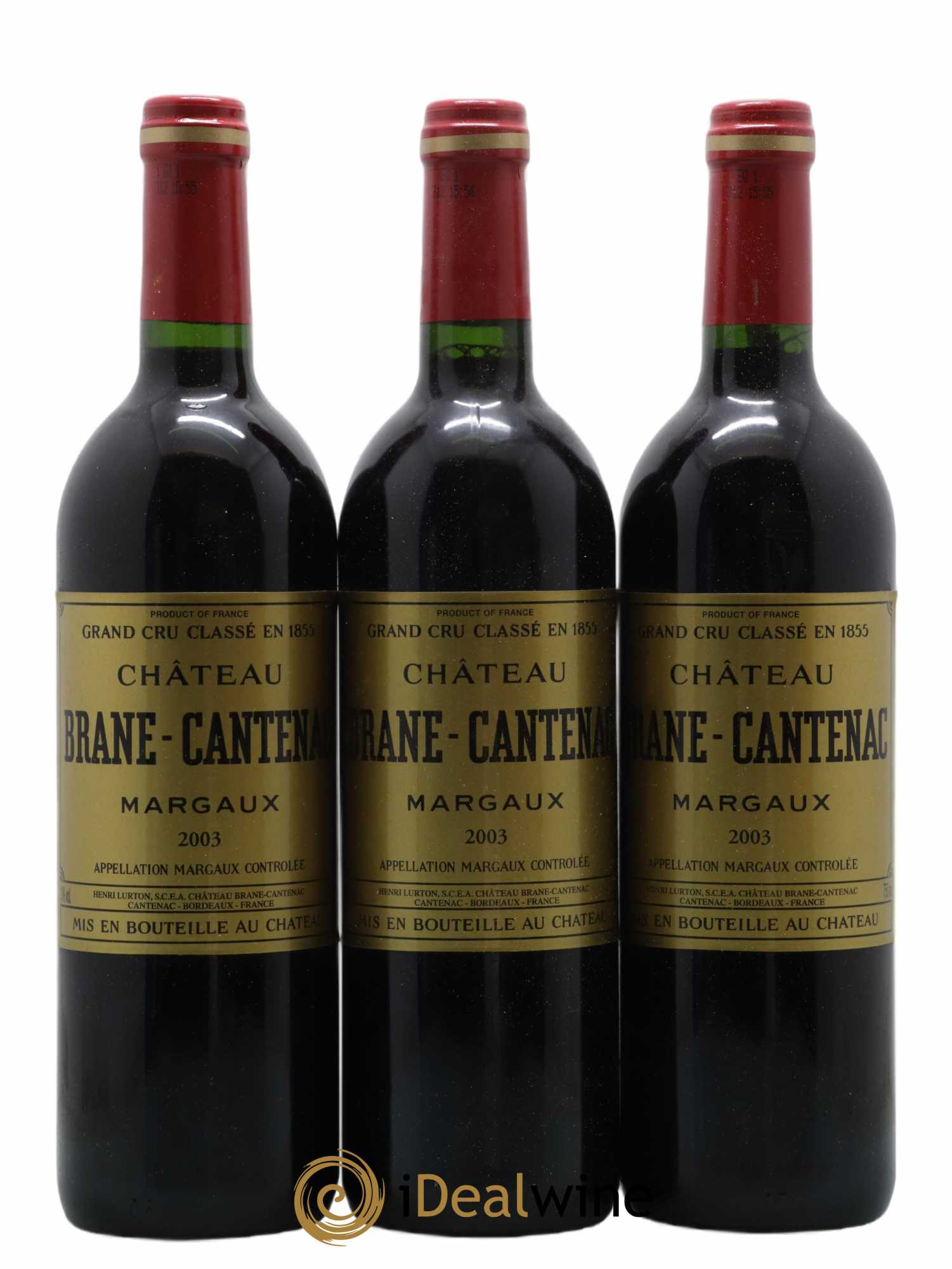 Château Brane Cantenac 2ème Grand Cru Classé 2003 - Lot de 12 bouteilles - 4