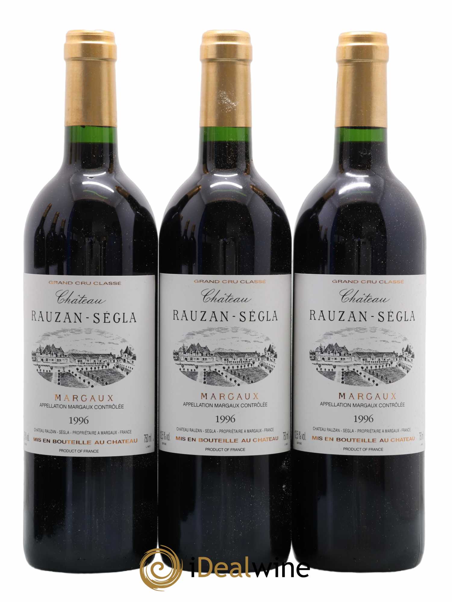 Château Rauzan Ségla Grand Cru Classé 1996 - Lot de 12 bouteilles - 1