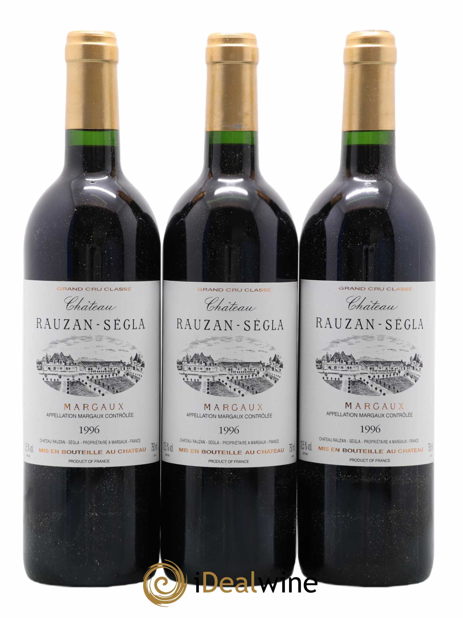 Château Rauzan Ségla Grand Cru Classé 1996 - Lot de 12 bouteilles - 3
