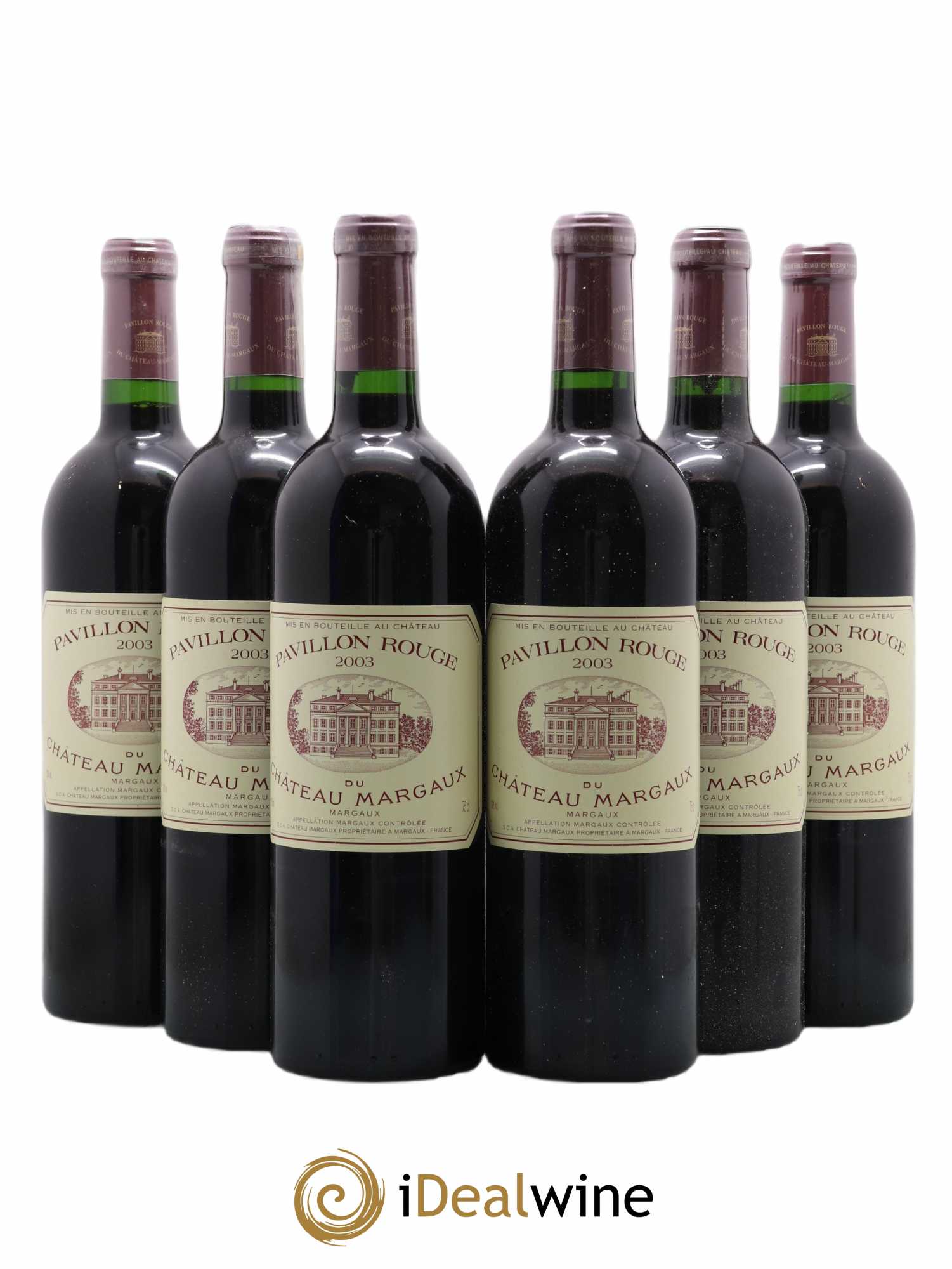 Pavillon Rouge du Château Margaux Second Vin 2003 - Lot de 6 bouteilles - 0