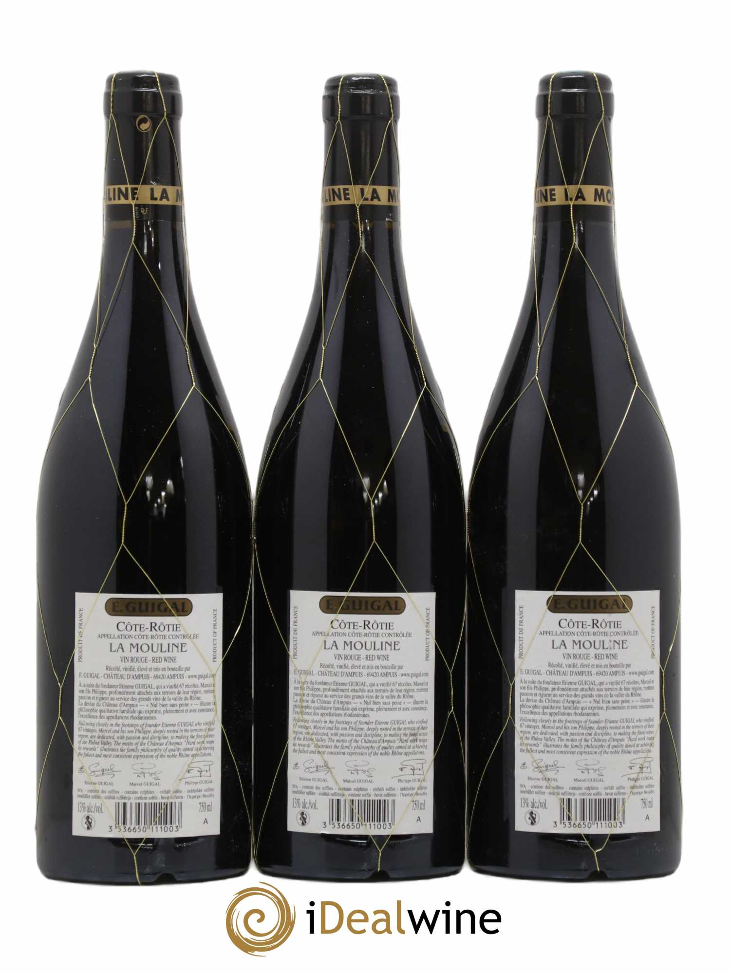 Côte-Rôtie La Mouline Guigal 2007 - Lot de 6 bouteilles - 4