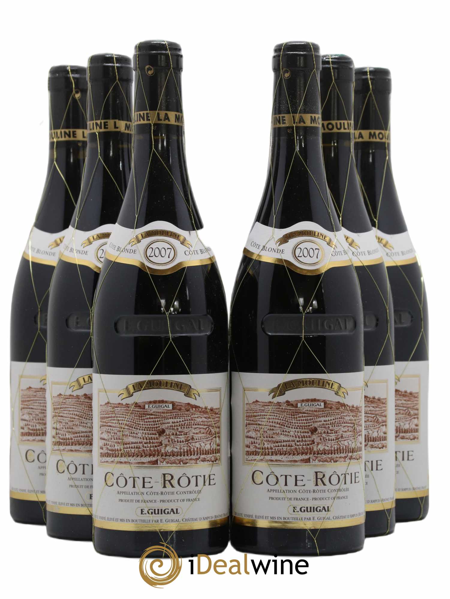 Côte-Rôtie La Mouline Guigal 2007 - Lot de 6 bouteilles - 0