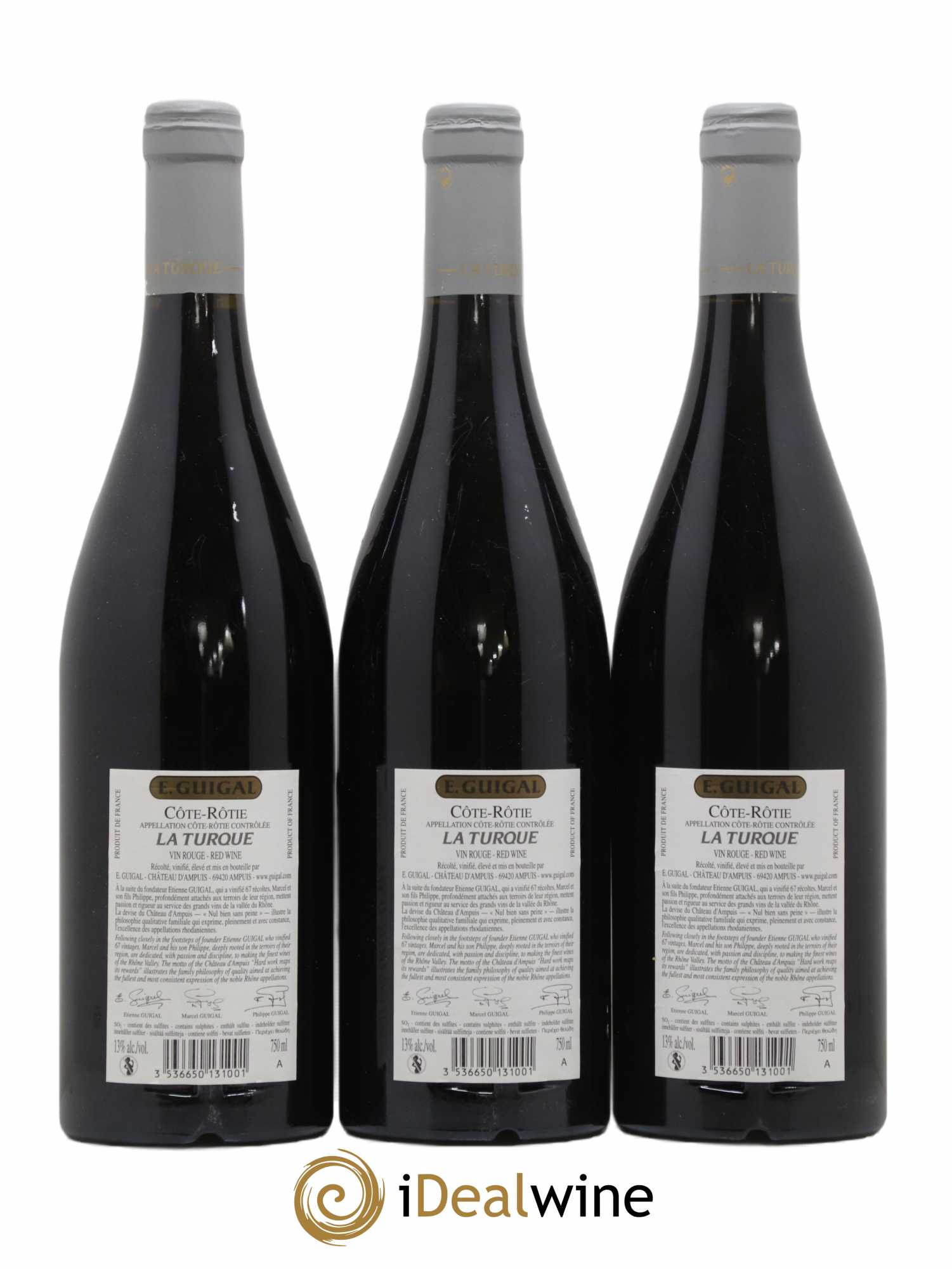 Côte-Rôtie La Turque Guigal 2007 - Lot de 6 bouteilles - 2