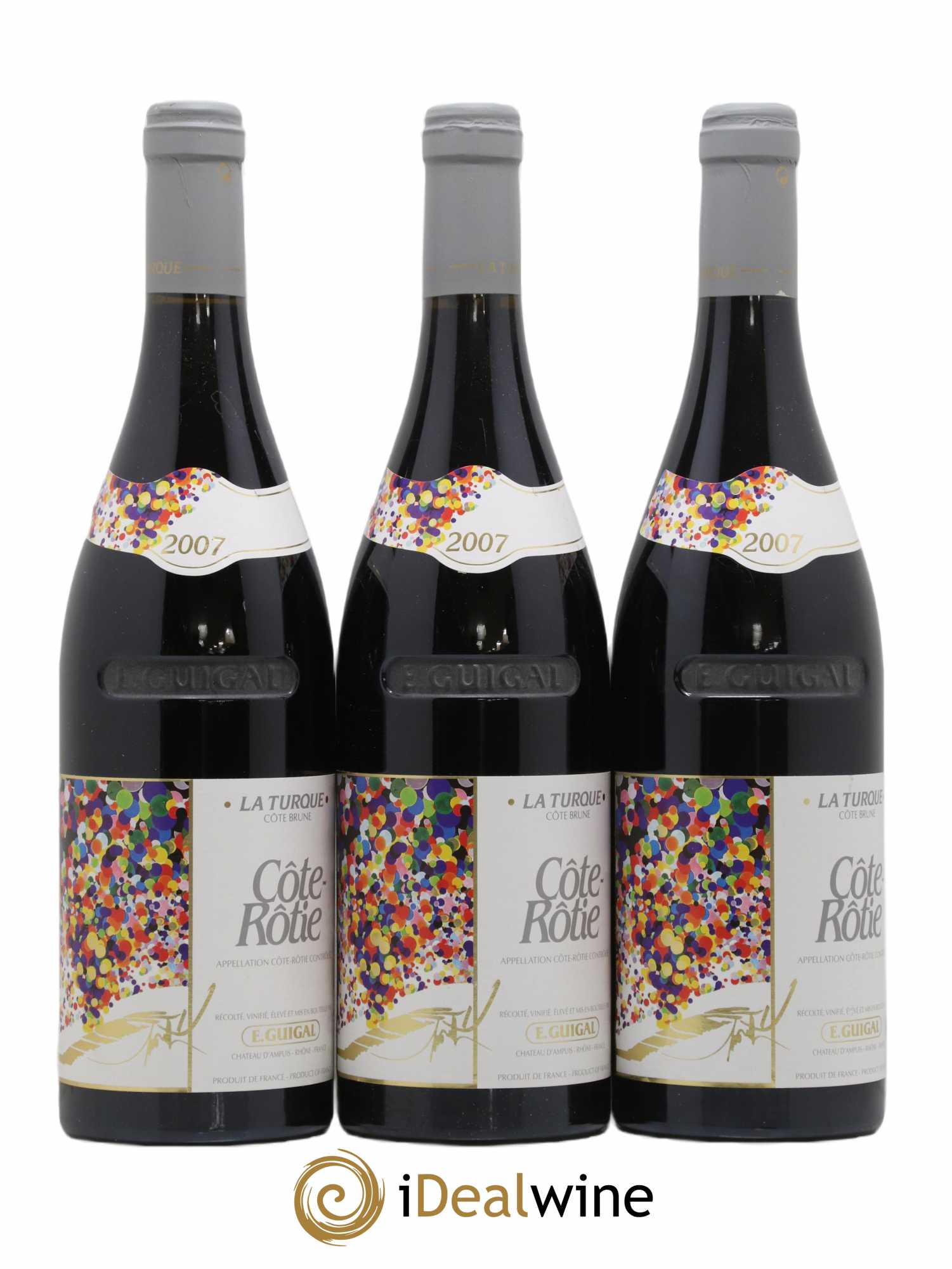 Côte-Rôtie La Turque Guigal 2007 - Lot de 6 bouteilles - 3