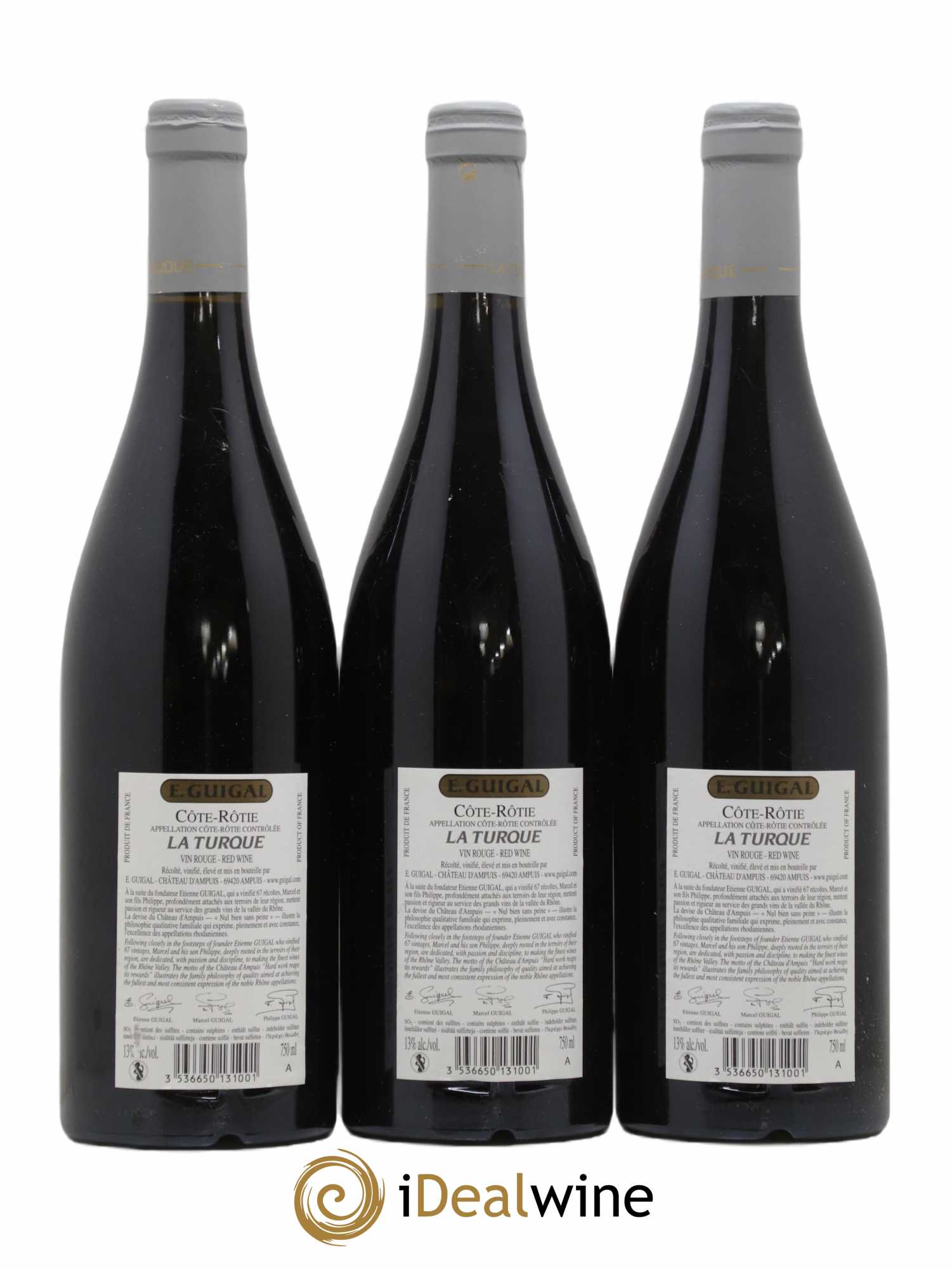 Côte-Rôtie La Turque Guigal 2007 - Lot de 6 bouteilles - 4