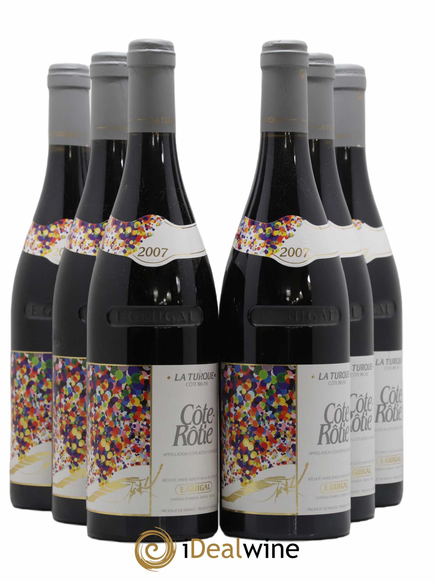 Côte-Rôtie La Turque Guigal 2007 - Lot de 6 bouteilles - 0