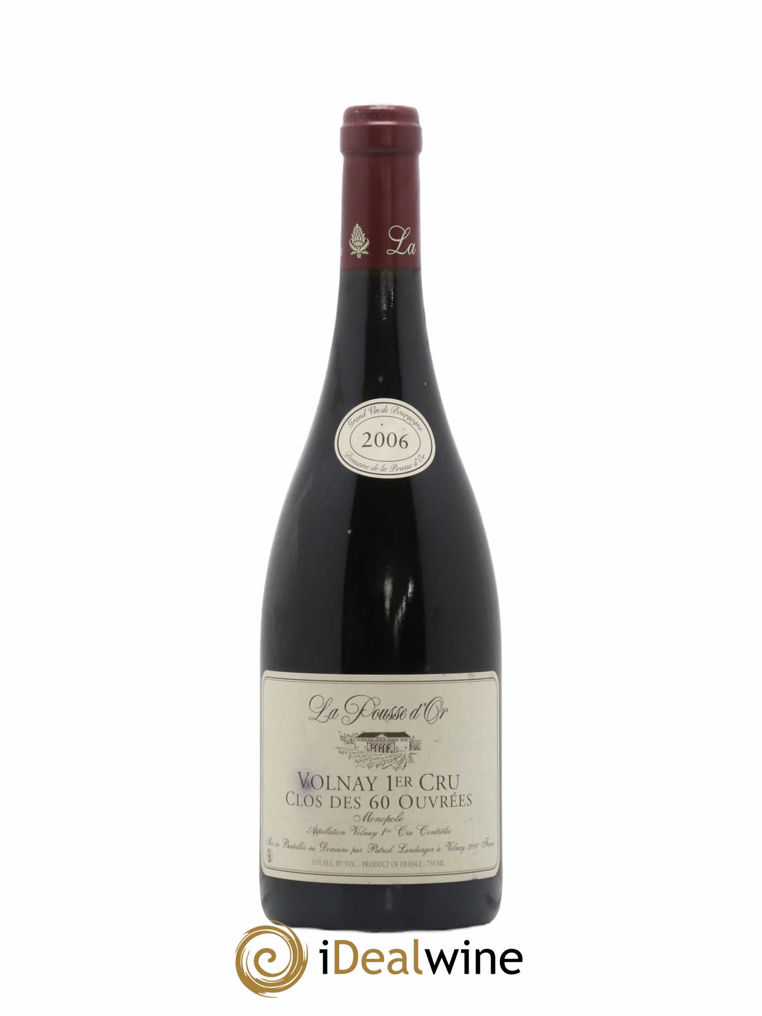 Volnay 1er Cru Clos des 60 ouvrées La Pousse d'Or (Domaine de) 2006 - Lot de 1 bouteille - 0
