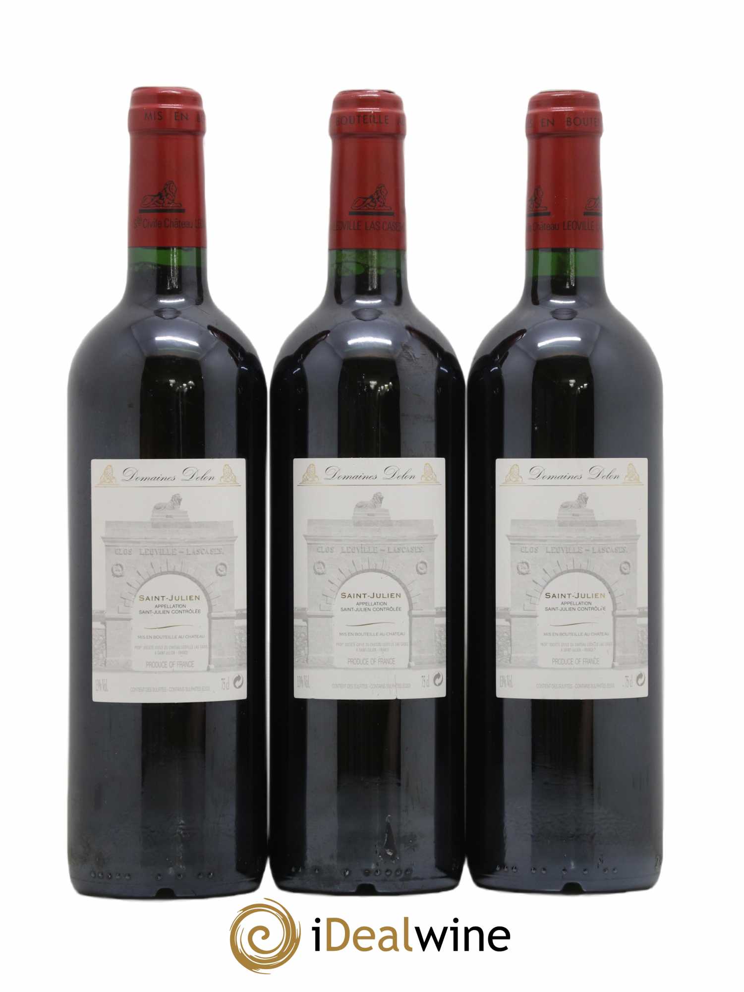 Château Léoville Las Cases 2ème Grand Cru Classé 2005 - Lot de 3 bouteilles - 1