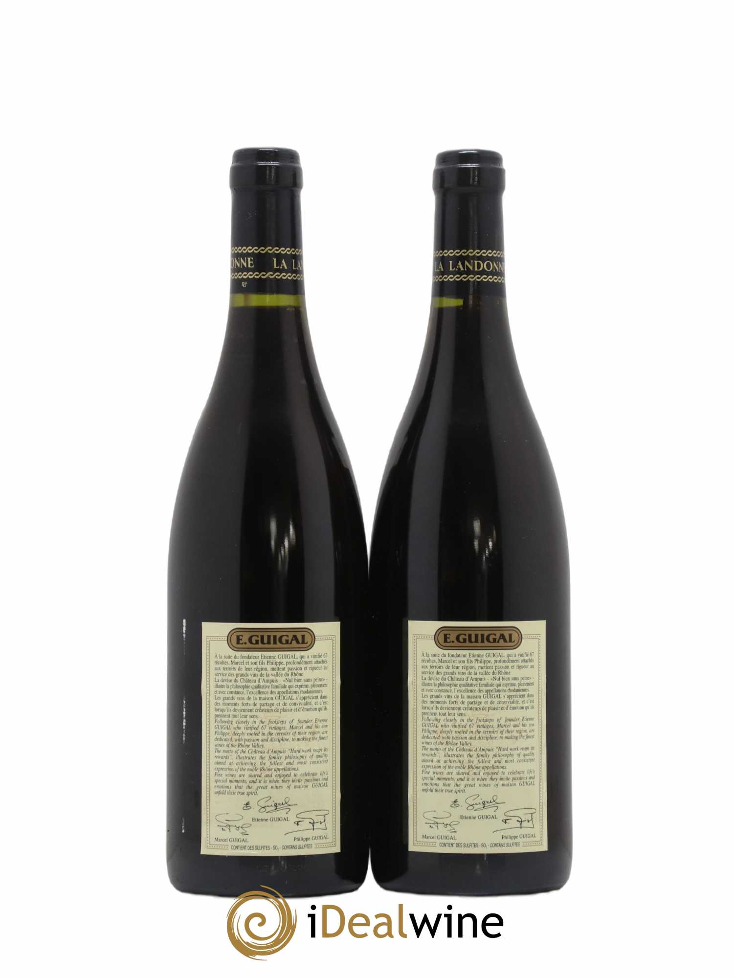 Côte-Rôtie La Landonne Guigal 2003 - Lot de 2 bouteilles - 1