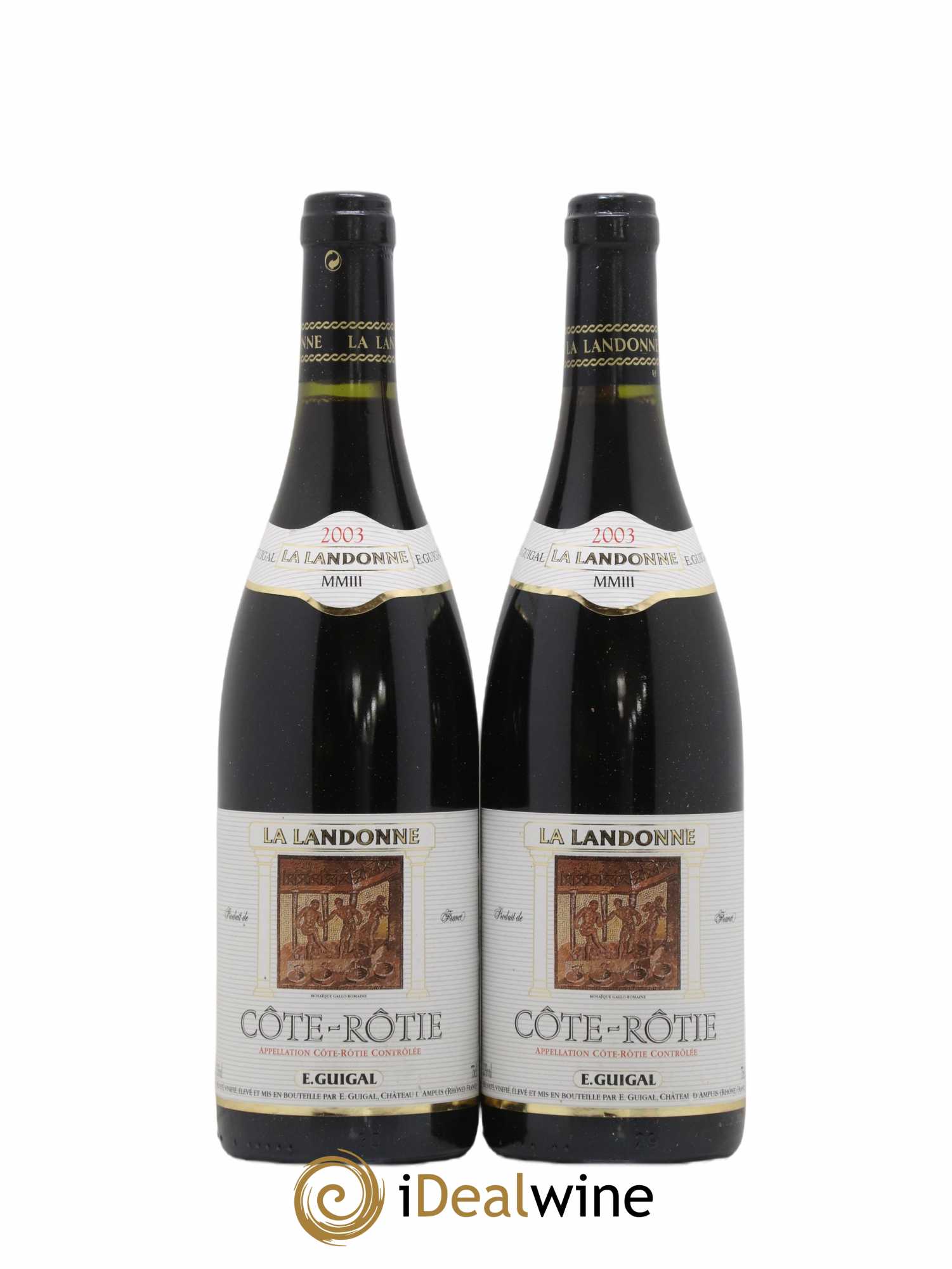 Côte-Rôtie La Landonne Guigal 2003 - Lot de 2 bouteilles - 0