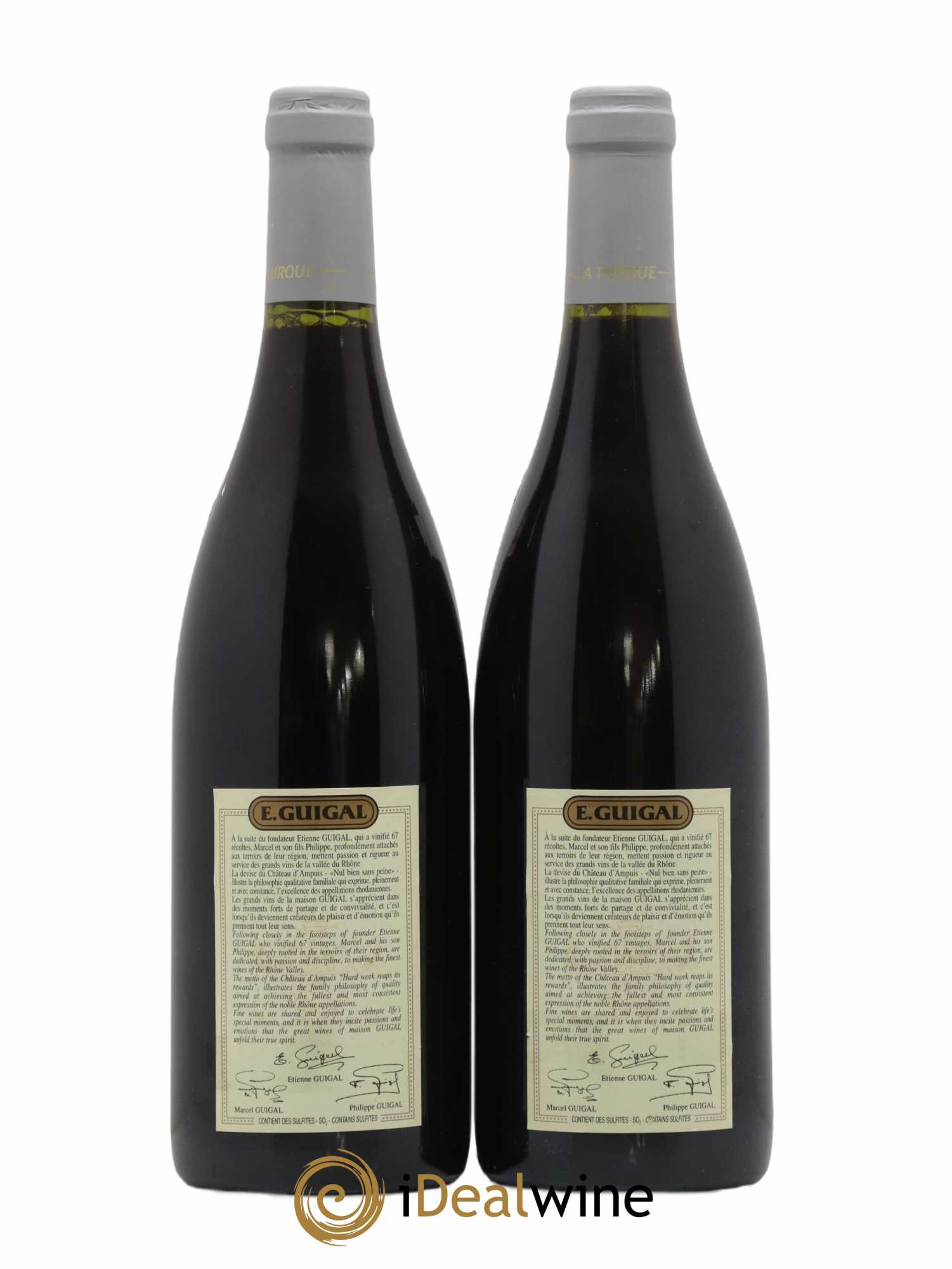 Côte-Rôtie La Turque Guigal 2003 - Lot de 2 bouteilles - 1