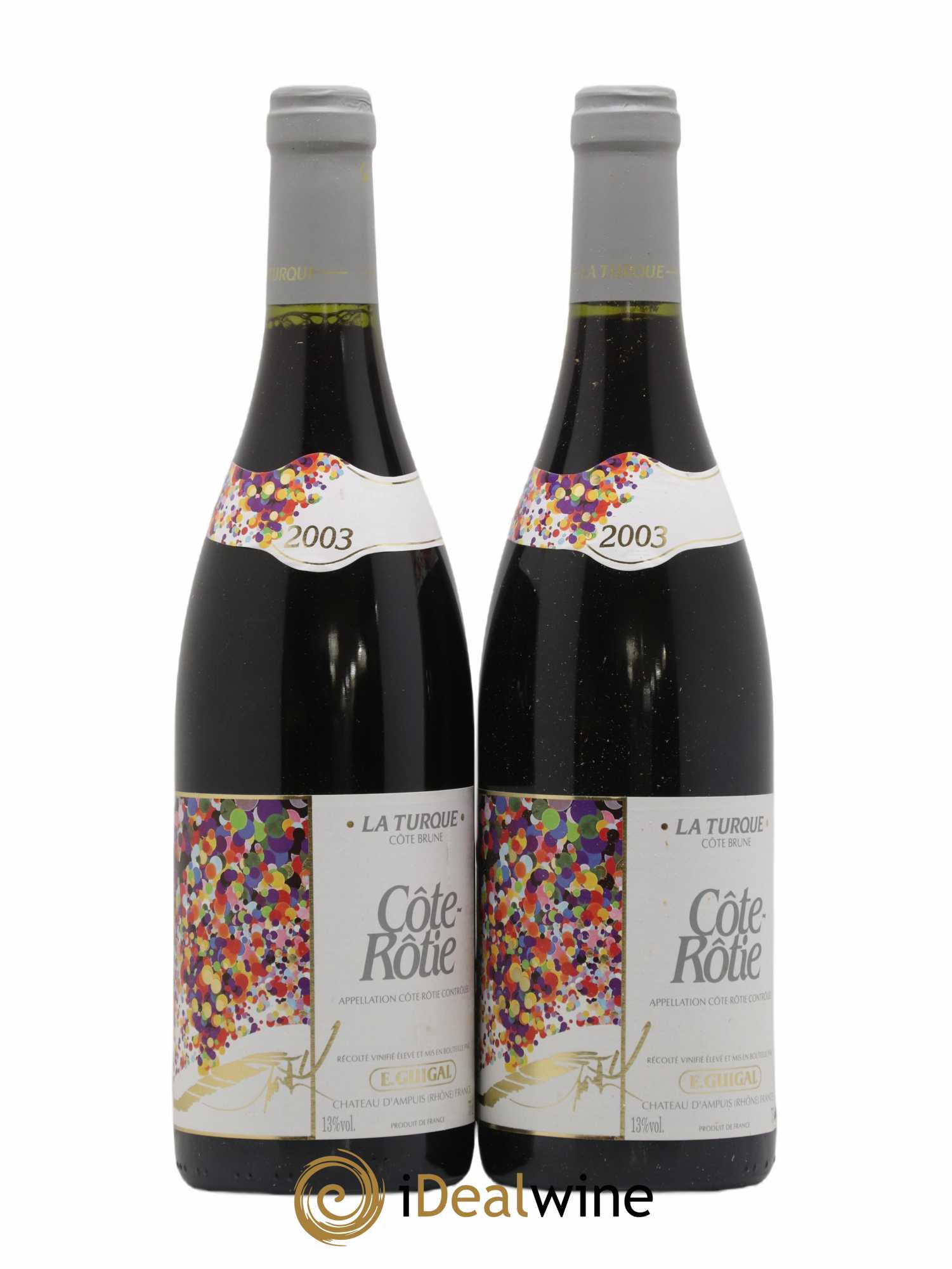 Côte-Rôtie La Turque Guigal 2003 - Lot de 2 bouteilles - 0