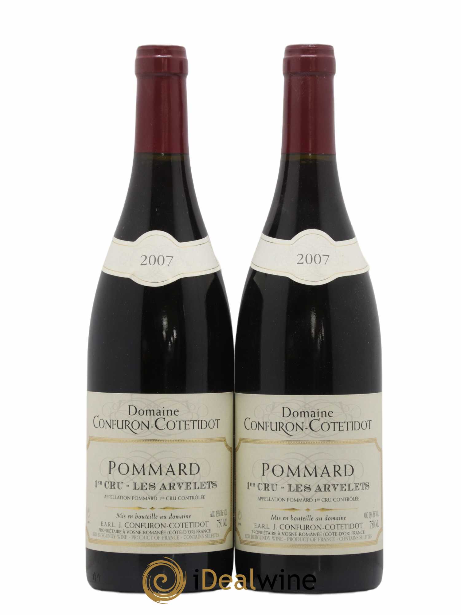 Pommard 1er Cru Les Arvelets Confuron-Cotetidot 2007 - Lot de 2 bouteilles - 0