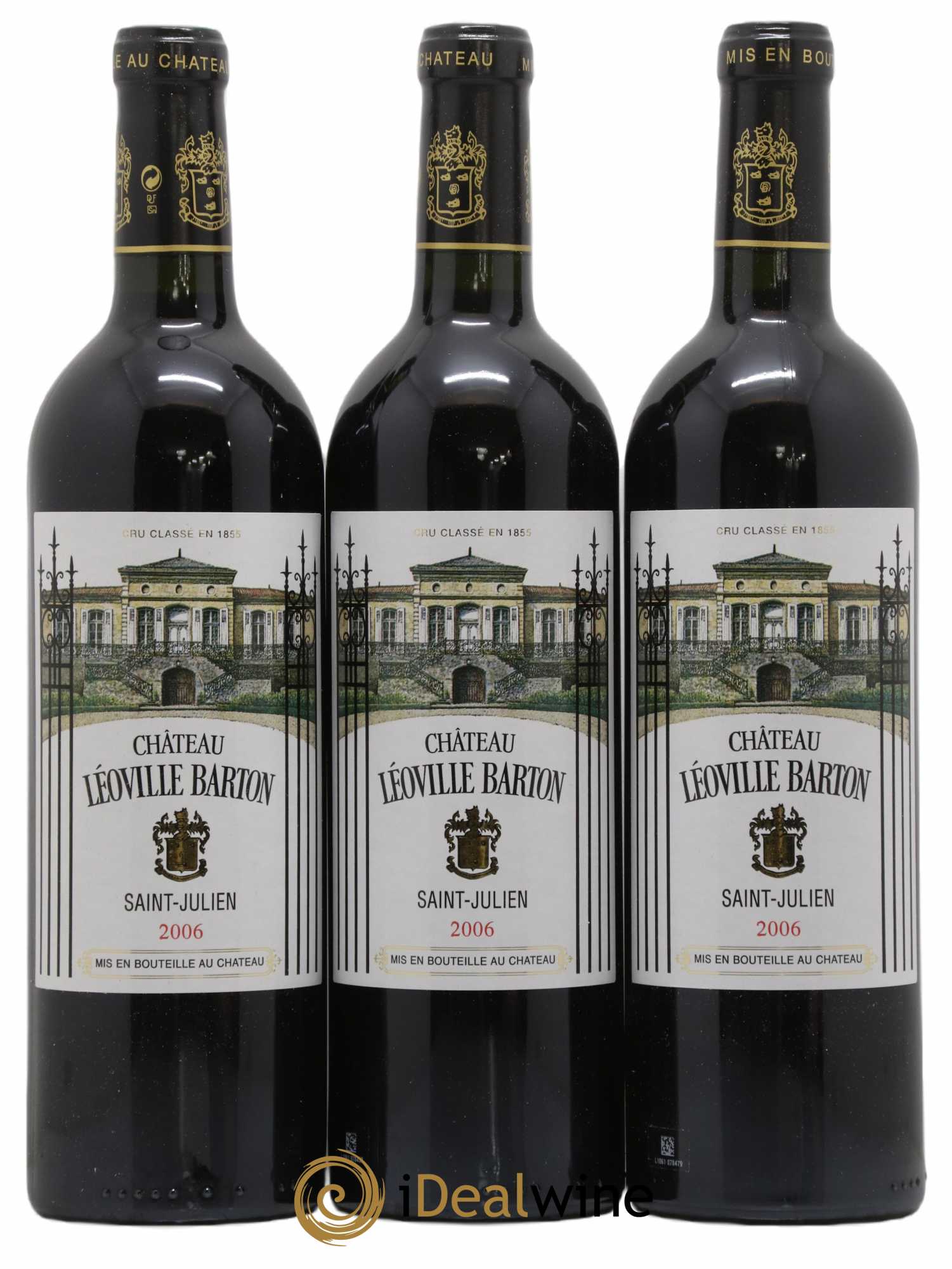 Château Léoville Barton 2ème Grand Cru Classé 2006 - Lot de 12 bouteilles - 1