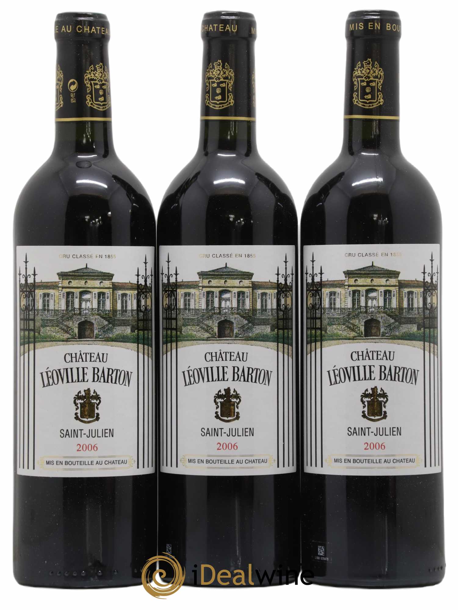 Château Léoville Barton 2ème Grand Cru Classé 2006 - Lot de 12 bouteilles - 2