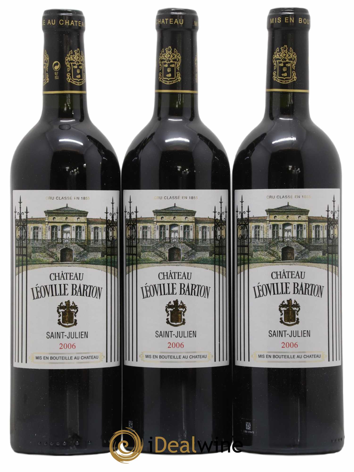 Château Léoville Barton 2ème Grand Cru Classé 2006 - Lot de 12 bouteilles - 4