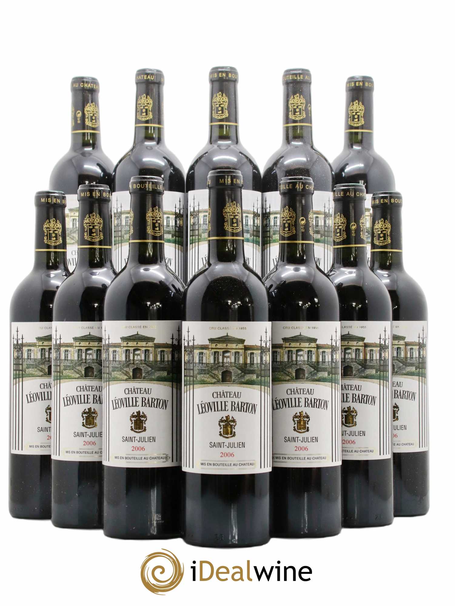 Château Léoville Barton 2ème Grand Cru Classé 2006 - Lot de 12 bouteilles - 0