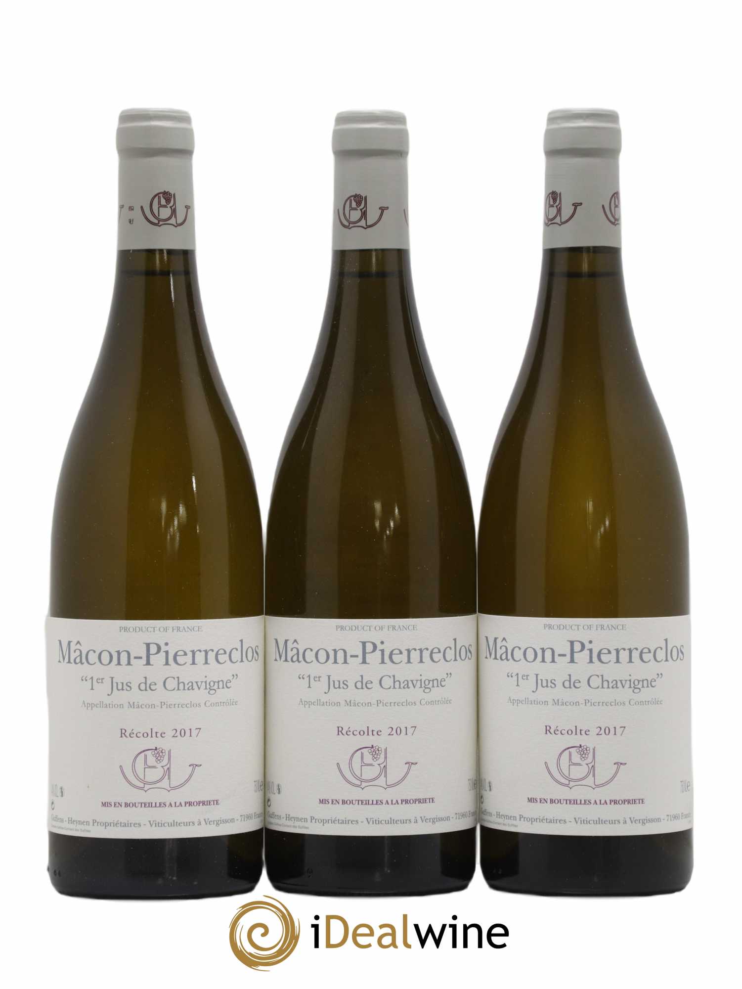 Mâcon Pierreclos 1er Jus de Chavigne Guffens-Heynen 2017 - Lot de 12 bouteilles - 2