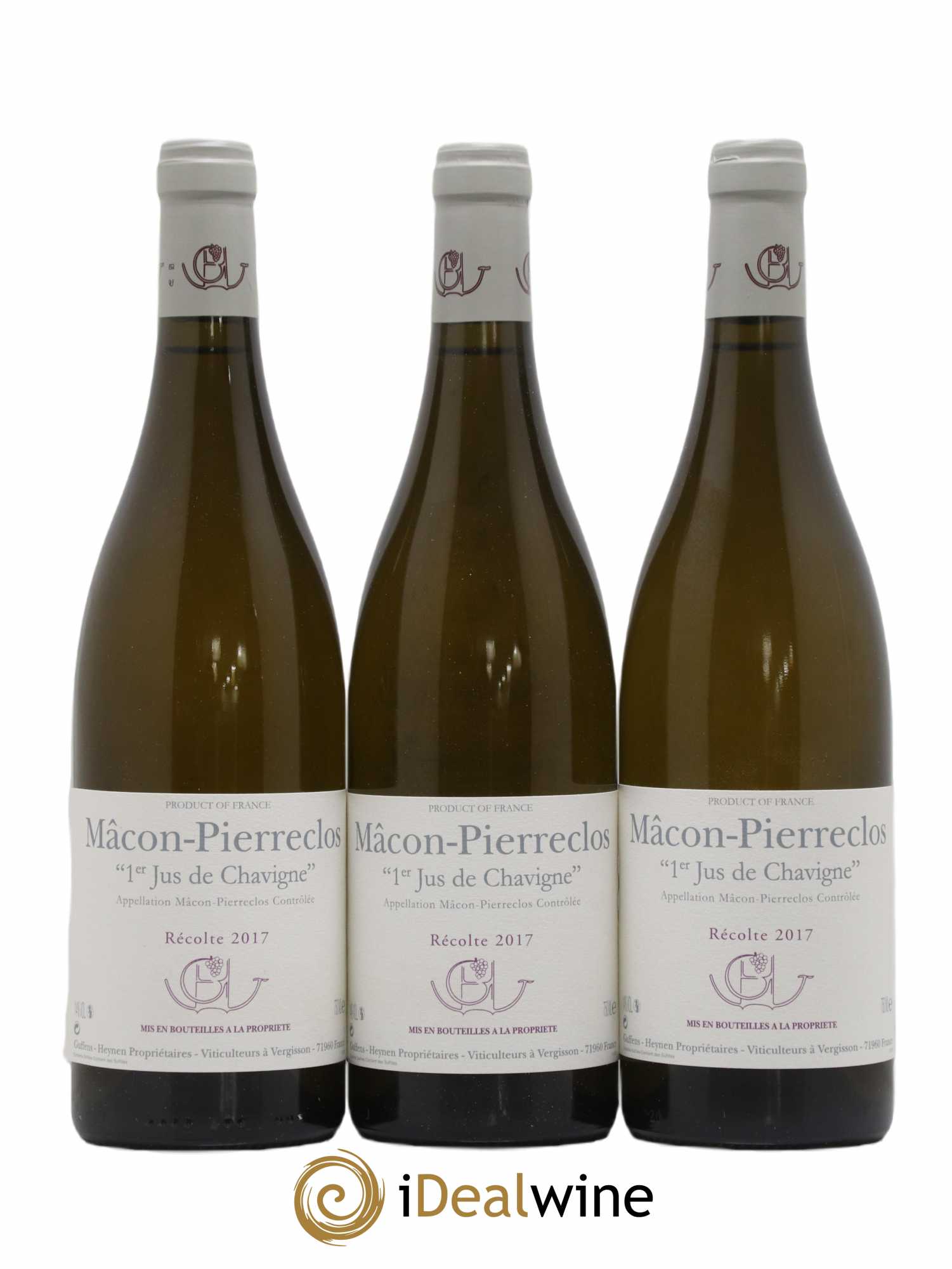 Mâcon Pierreclos 1er Jus de Chavigne Guffens-Heynen 2017 - Lot de 12 bouteilles - 3