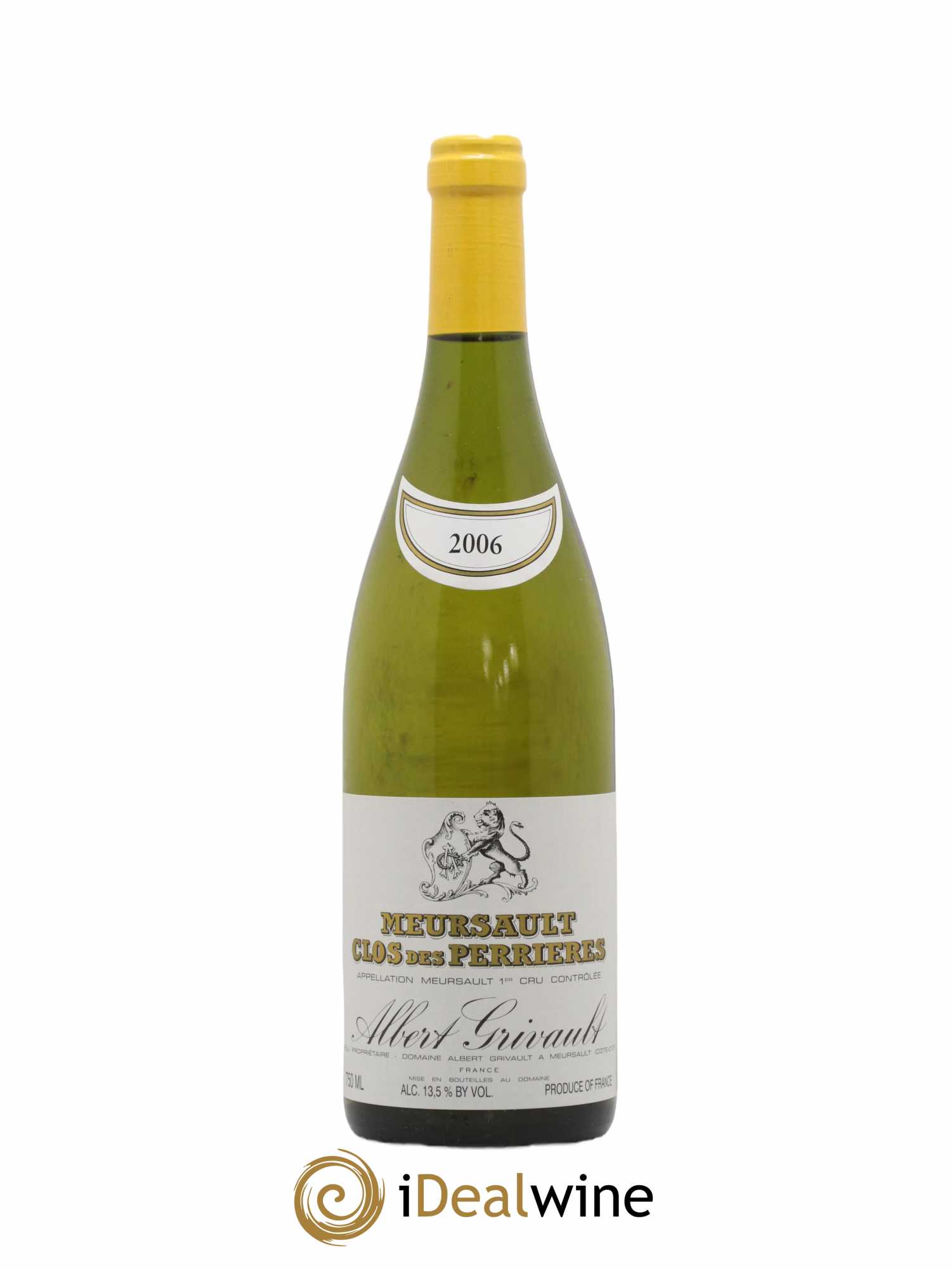Meursault 1er Cru Clos des Perrières Monopole Albert Grivault 2006 - Lot de 1 bouteille - 0