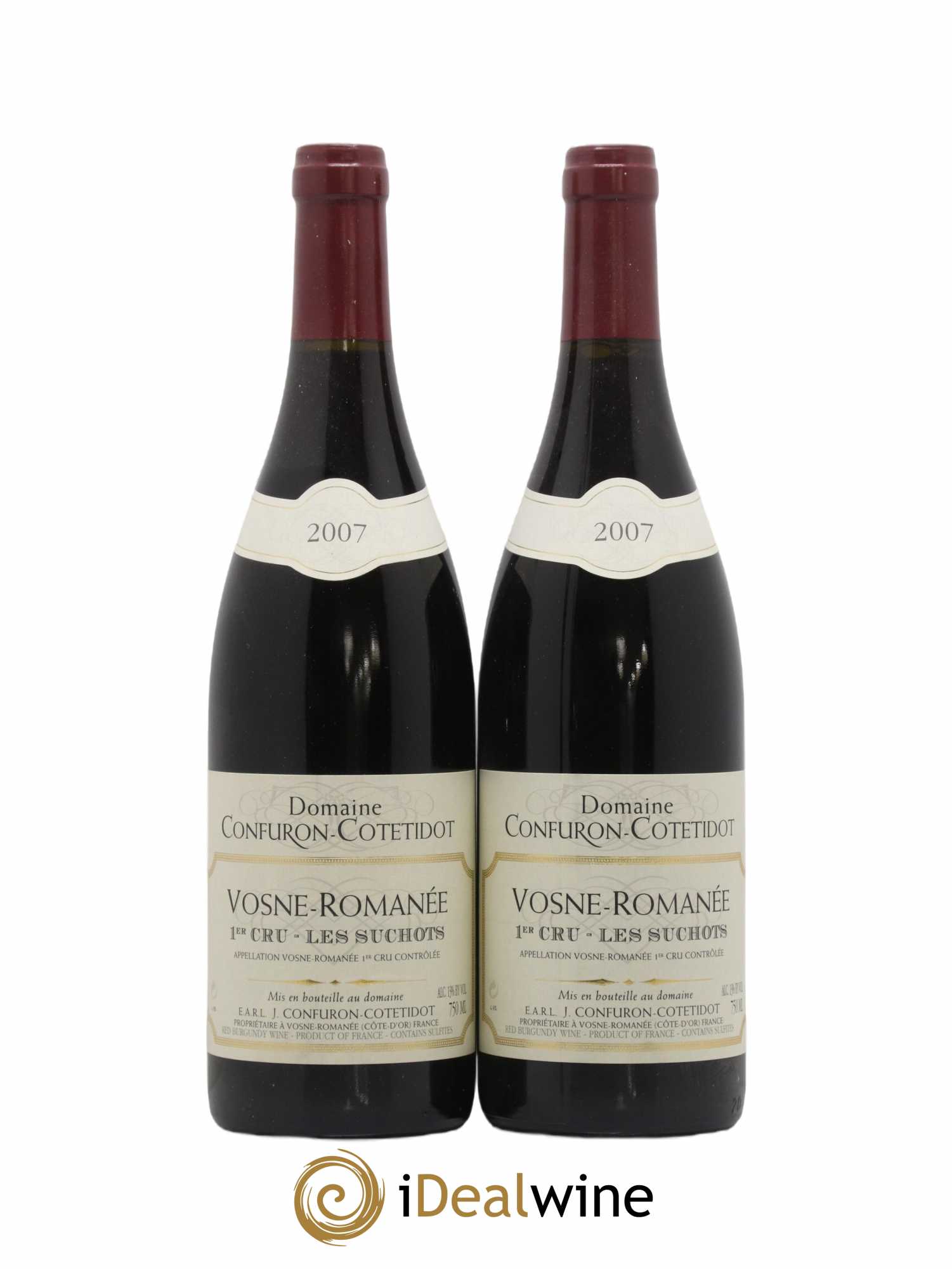 Vosne-Romanée 1er Cru Les Suchots Confuron-Cotetidot 2007 - Lot de 2 bouteilles - 0