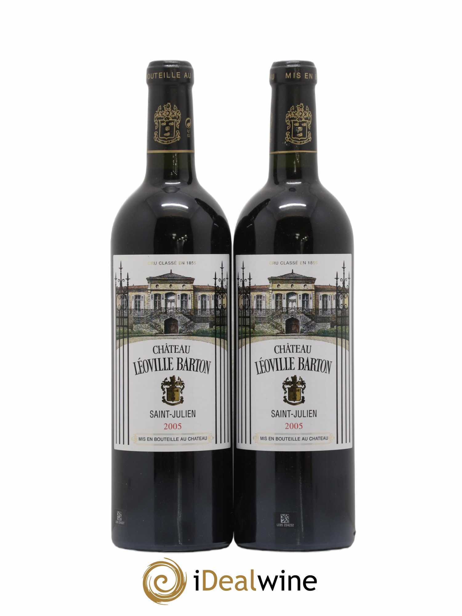 Château Léoville Barton 2ème Grand Cru Classé 2005 - Lot de 2 bouteilles - 0