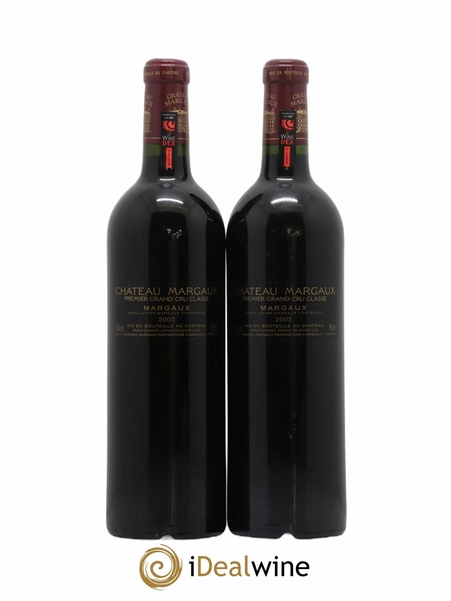 Château Margaux 1er Grand Cru Classé 2005 - Lot de 2 bouteilles - 1
