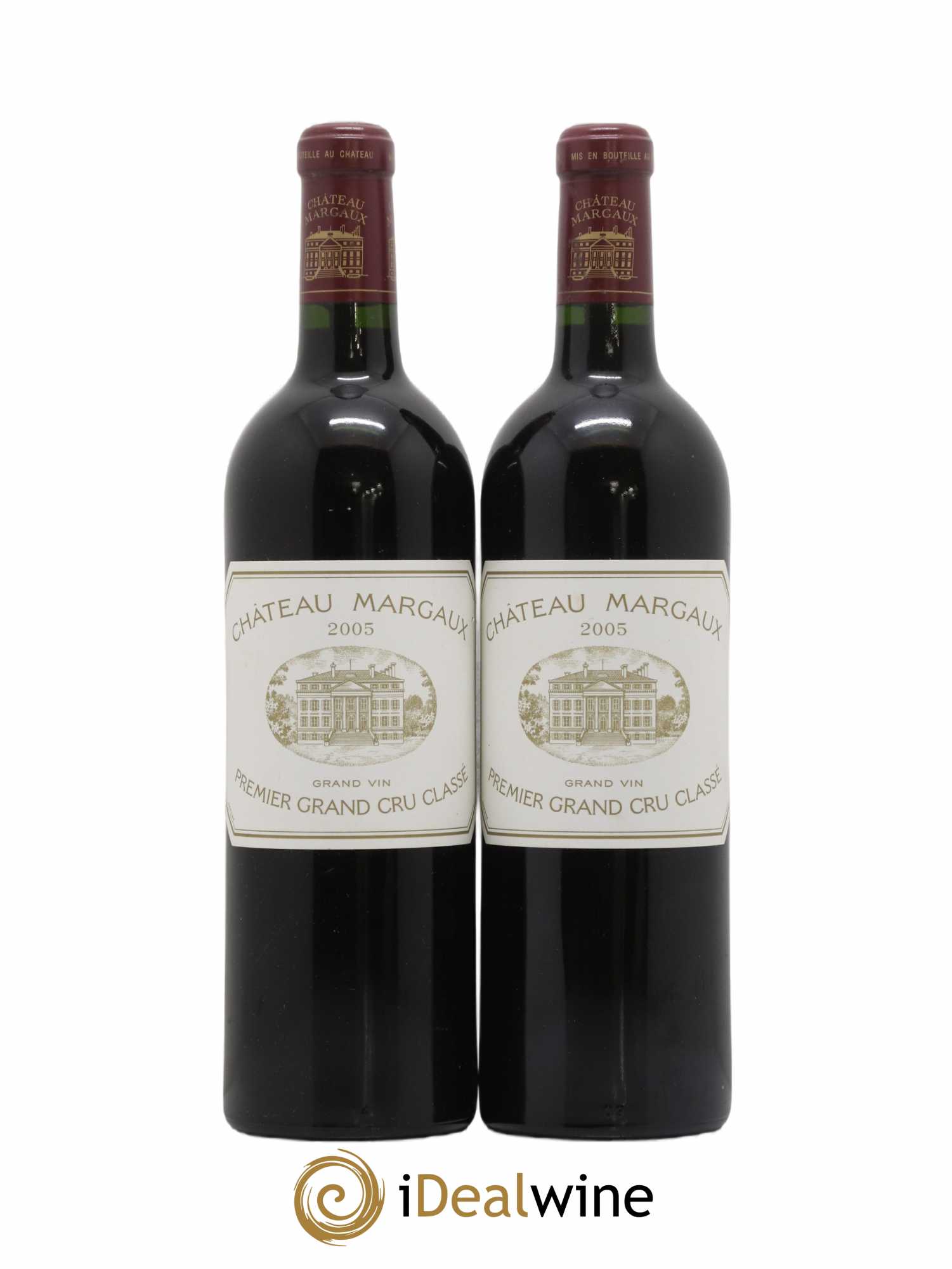 Château Margaux 1er Grand Cru Classé 2005 - Lot de 2 bouteilles - 0