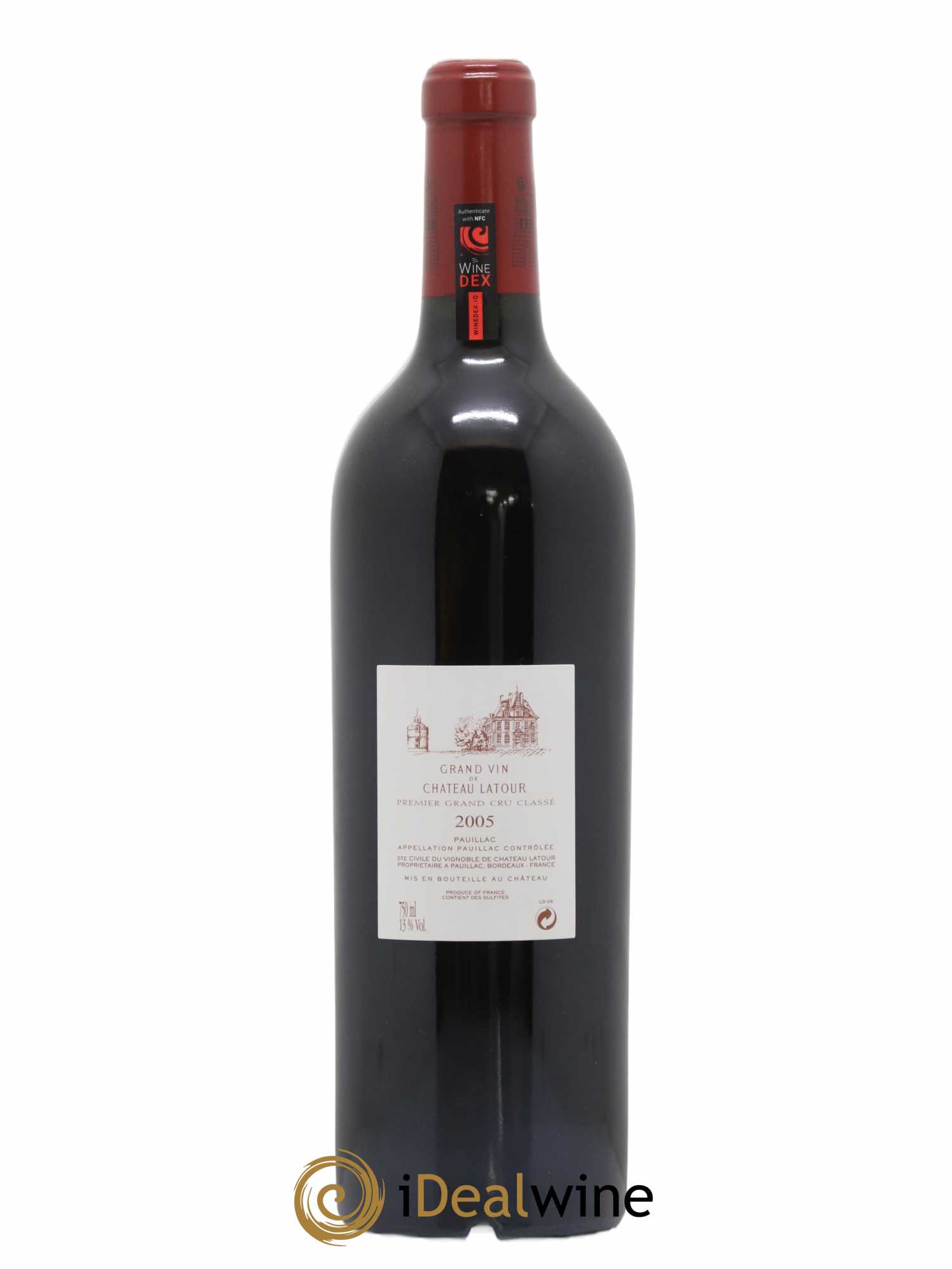 Château Latour 1er Grand Cru Classé 2005 - Lot de 1 bouteille - 1