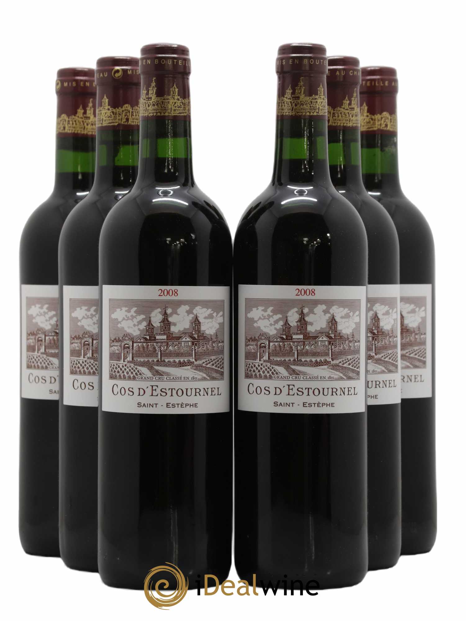 Cos d'Estournel 2ème Grand Cru Classé 2008 - Lot de 6 bouteilles - 0