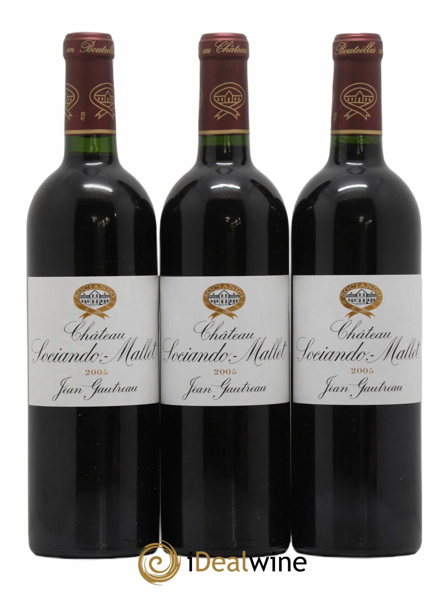 Château Sociando Mallet 2005 - Lot de 12 bouteilles - 2