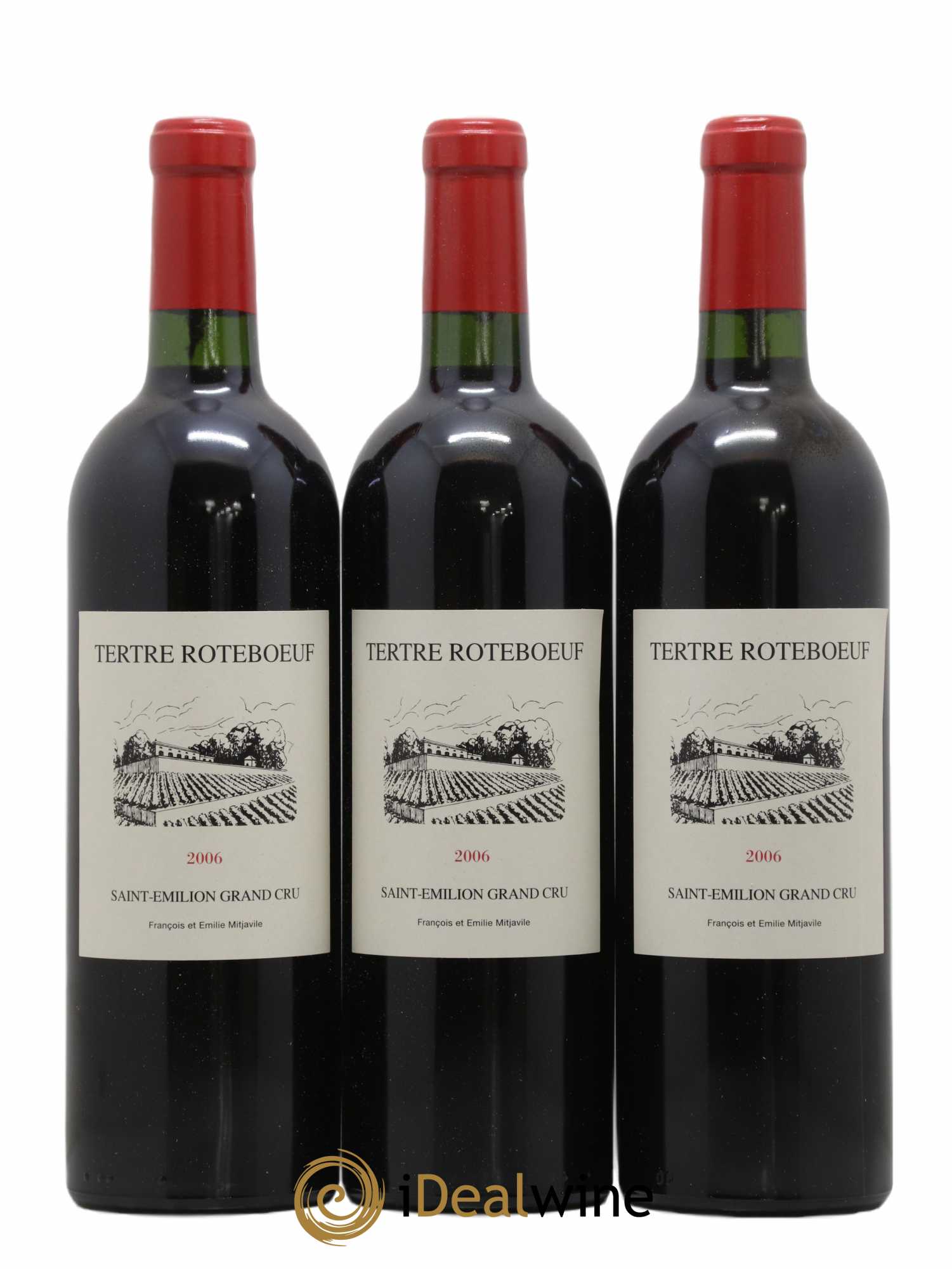 Château Tertre Roteboeuf 2006 - Lot de 12 bouteilles - 1