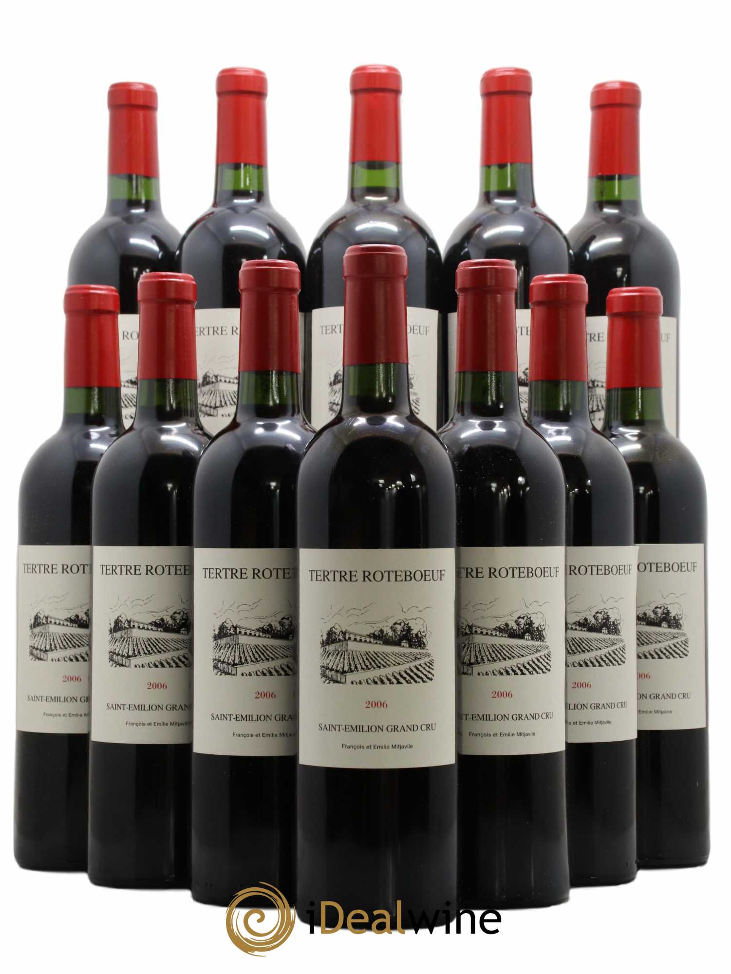 Château Tertre Roteboeuf 2006 - Lot de 12 bouteilles - 0