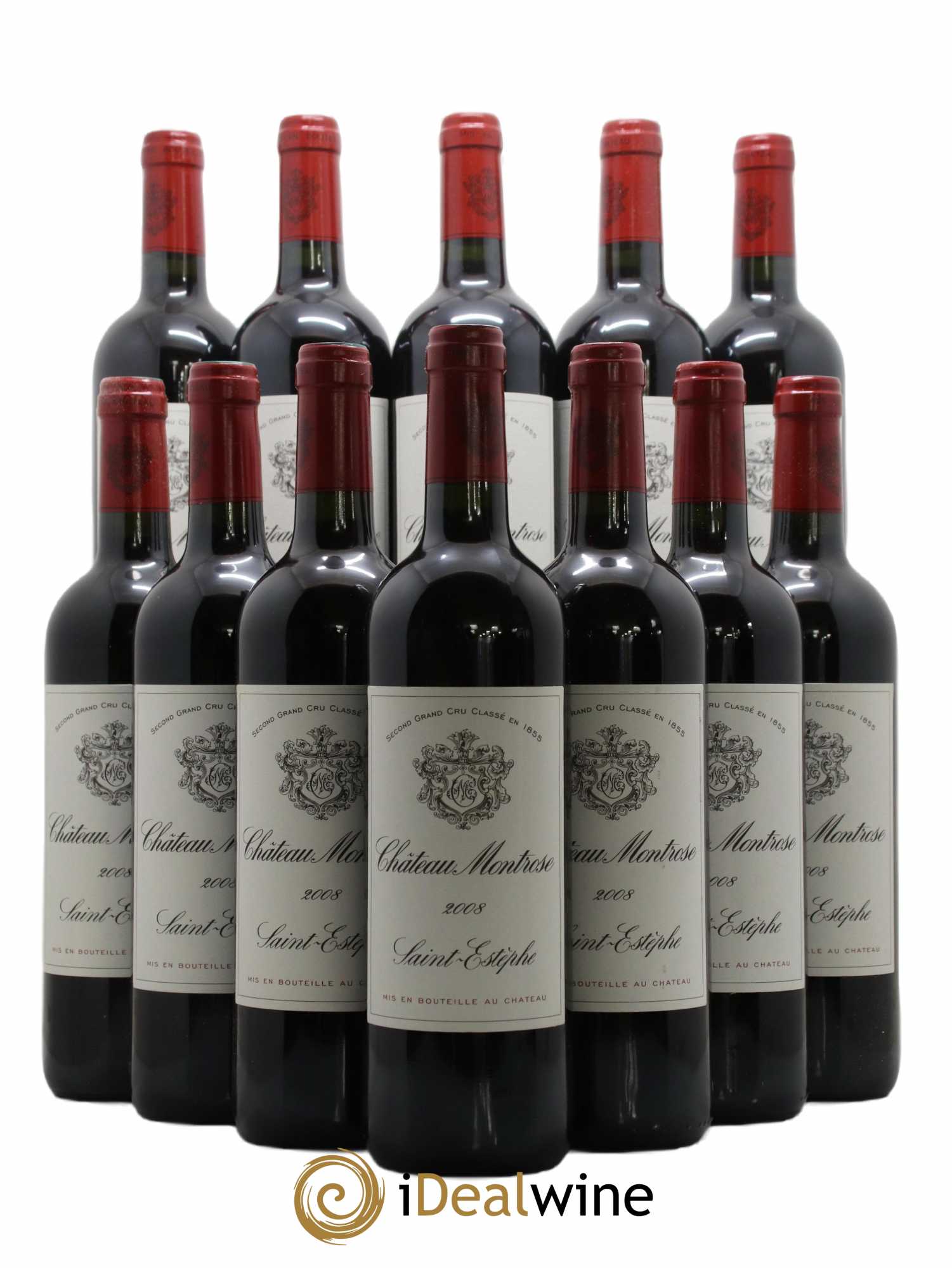 Château Montrose 2ème Grand Cru Classé 2008 - Lot de 12 bouteilles - 0