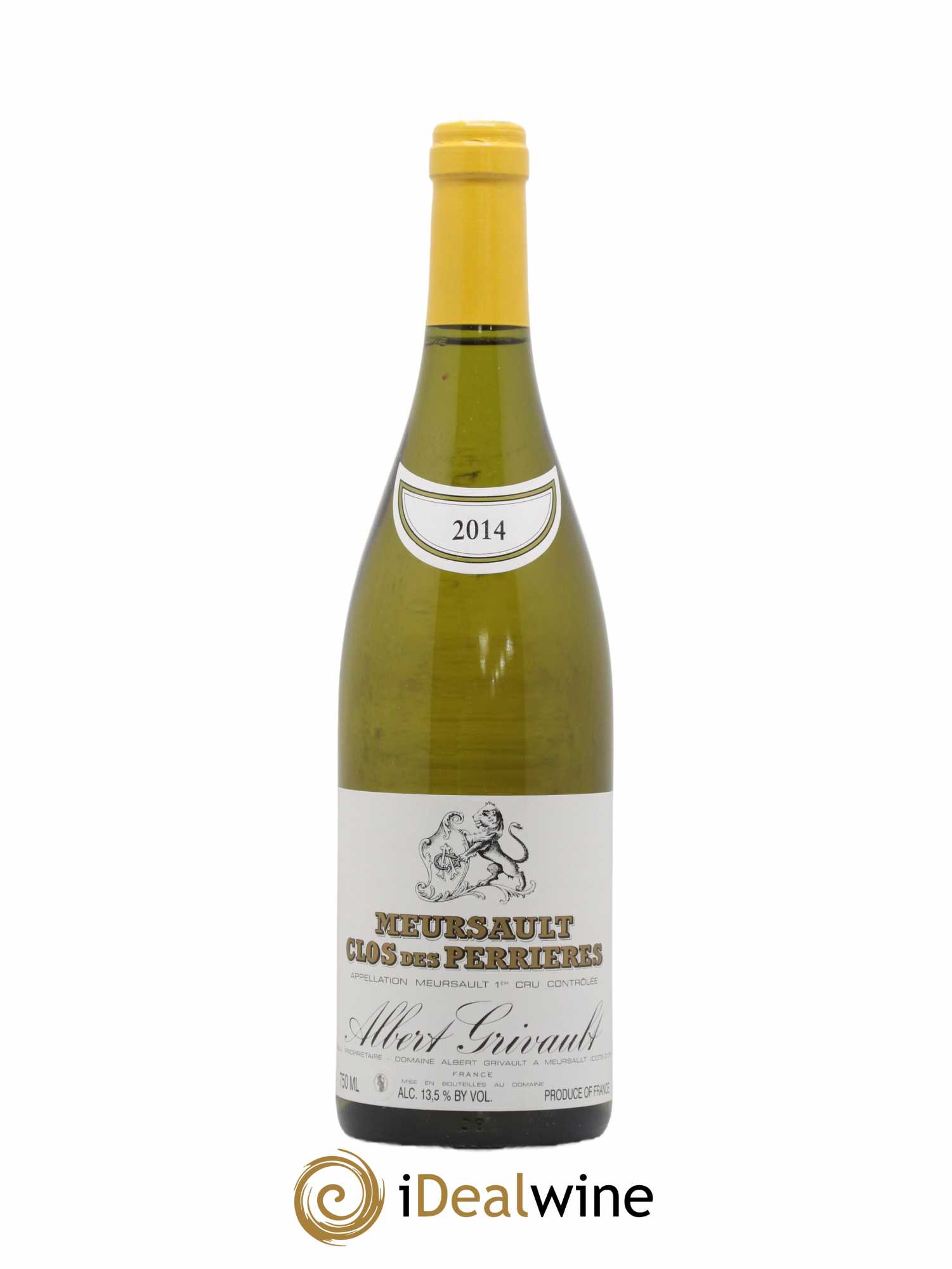 Meursault 1er Cru Clos des Perrières Monopole Albert Grivault 2014 - Lot de 1 bouteille - 0