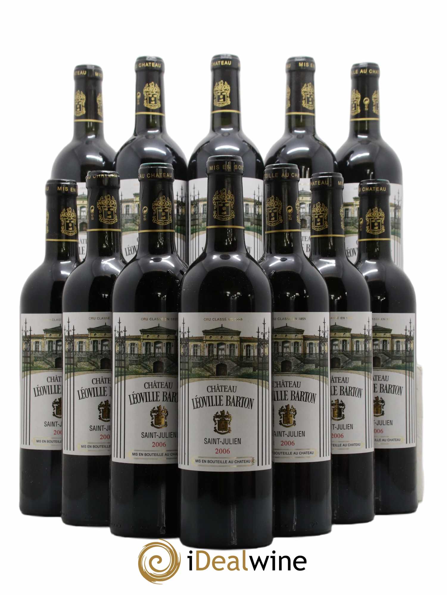 Château Léoville Barton 2ème Grand Cru Classé 2006 - Lot de 12 bouteilles - 0
