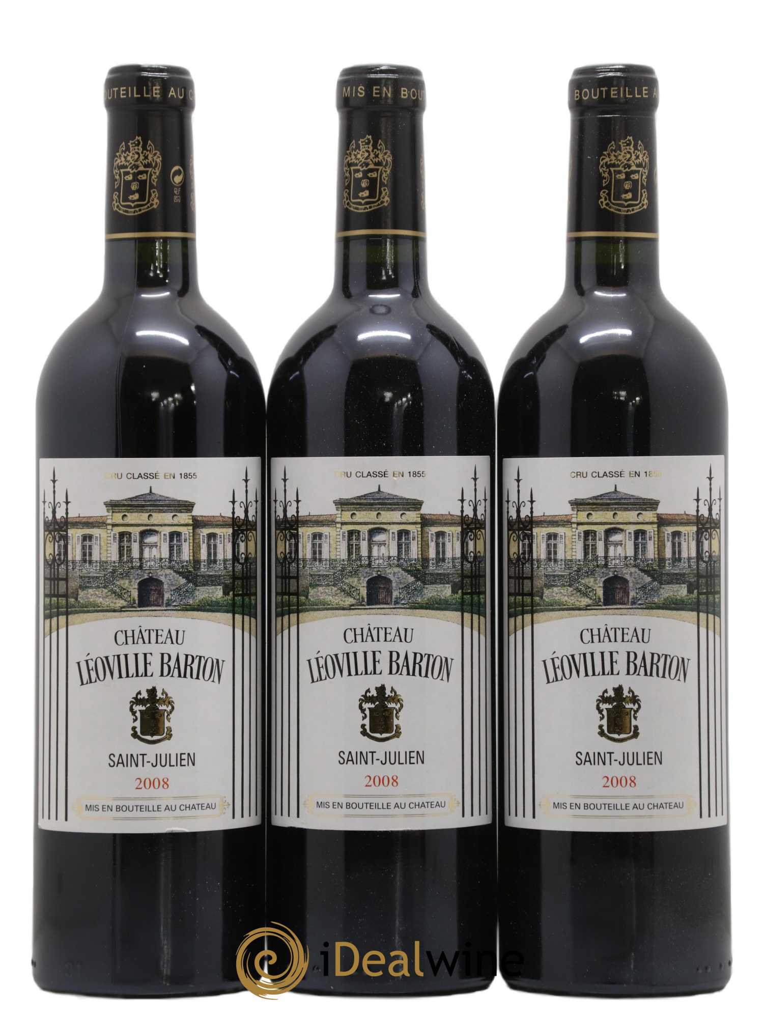 Château Léoville Barton 2ème Grand Cru Classé 2008 - Lot de 6 bouteilles - 2