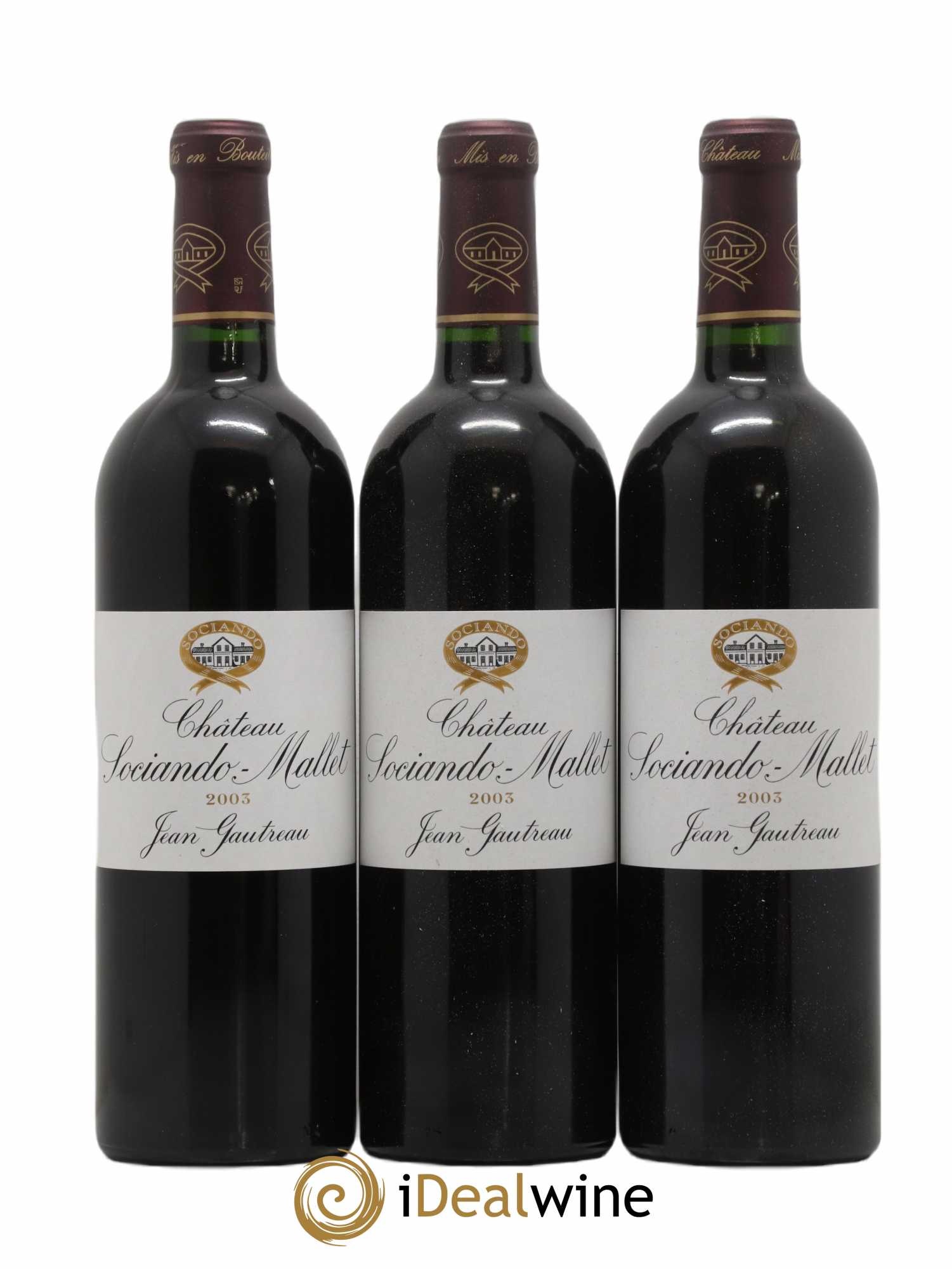 Château Sociando Mallet 2003 - Lot de 12 bouteilles - 3