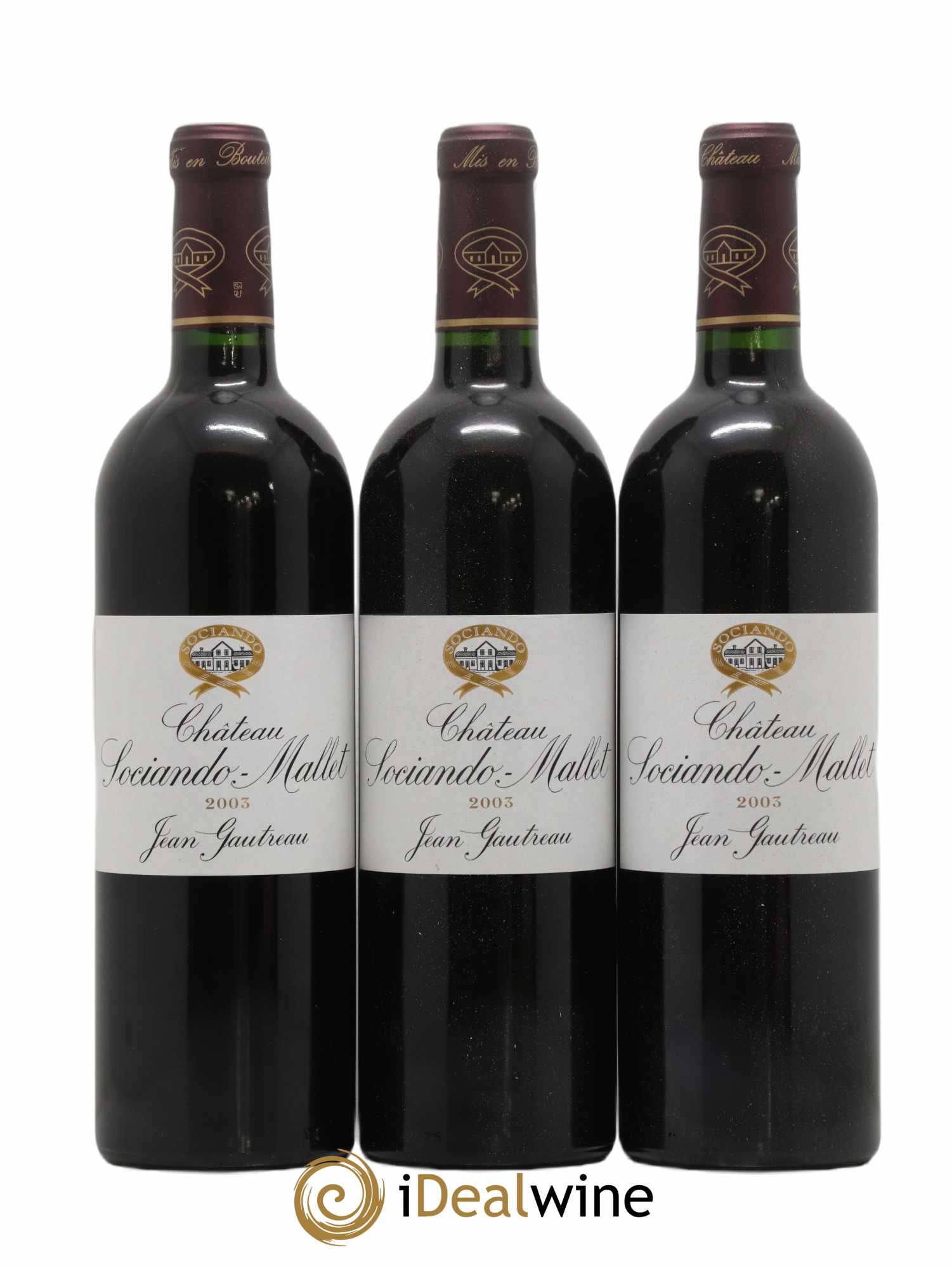 Château Sociando Mallet 2003 - Lot de 12 bouteilles - 4