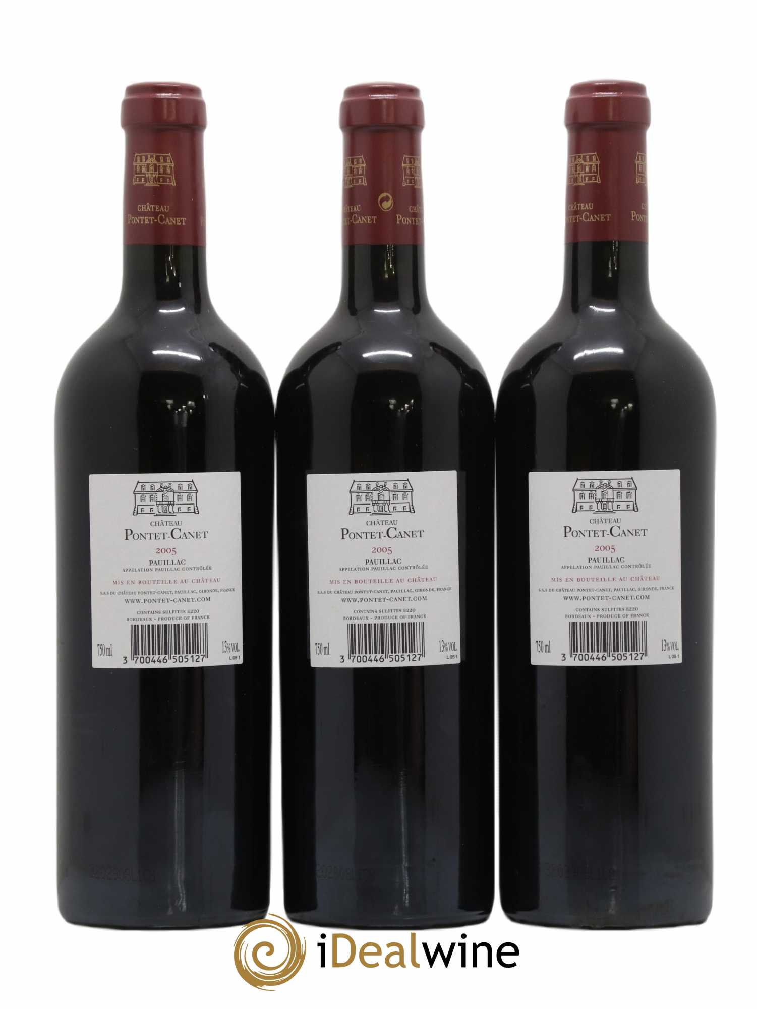Château Pontet Canet 5ème Grand Cru Classé 2005 - Lot de 12 bouteilles - 4