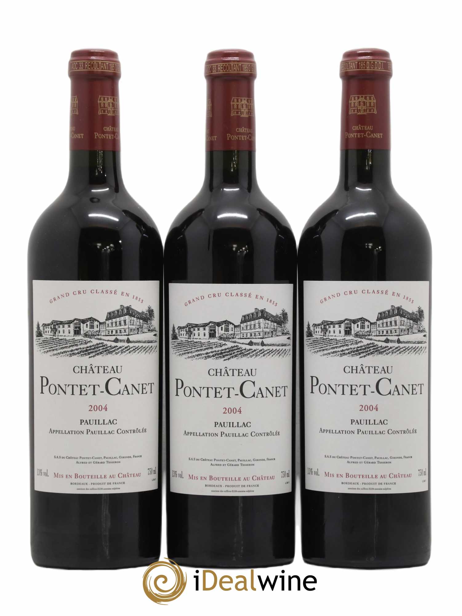 Château Pontet Canet 5ème Grand Cru Classé 2004 - Lot de 12 bouteilles - 4